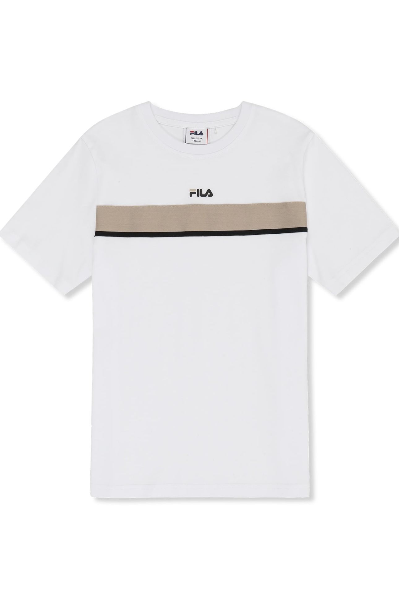 FORCOLI REGULAR TAPED T-SHIRT BRIGHT WHITE 1