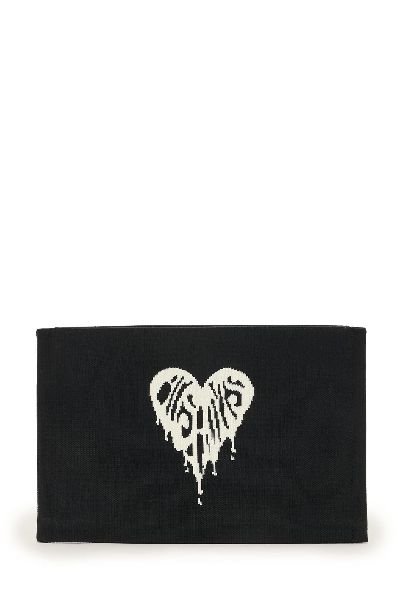 IZZY HEART CLUTCH BLACK 2