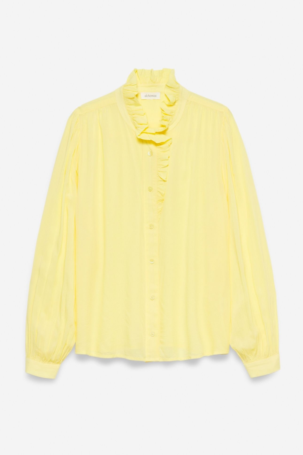 BLOUSE LUX BUTTER YELLOW 4