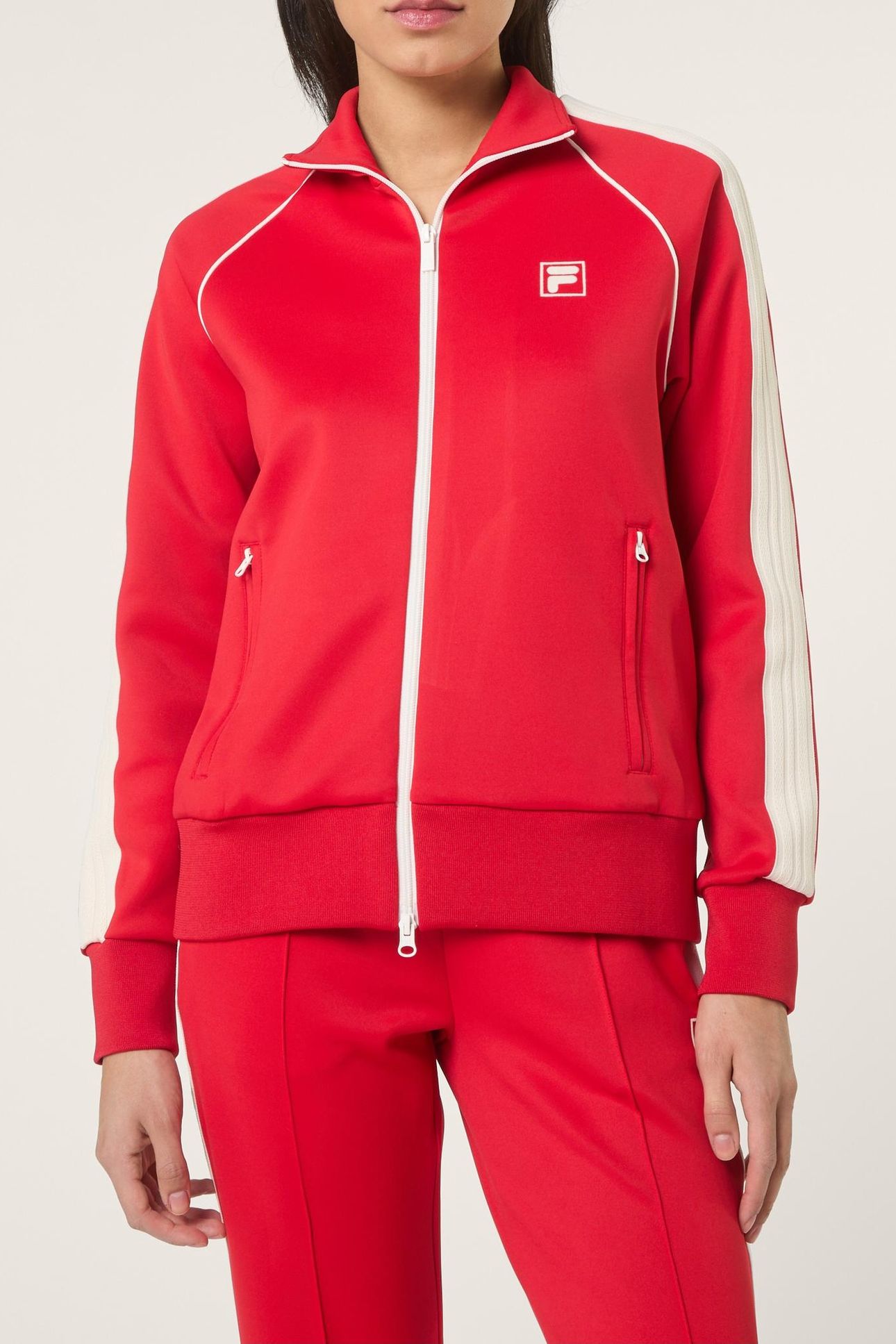 MARLIANO REGULAR TAPED TRACK JACKET TRUE RED 1