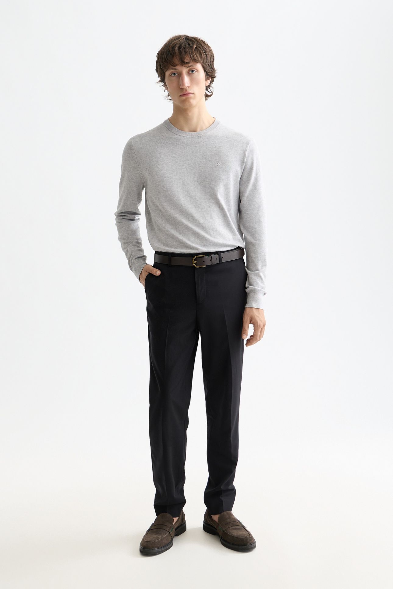 CORE RELAXED STRAIGHT FIT COOL-WOOL BLEND CHINO NIGHT 4