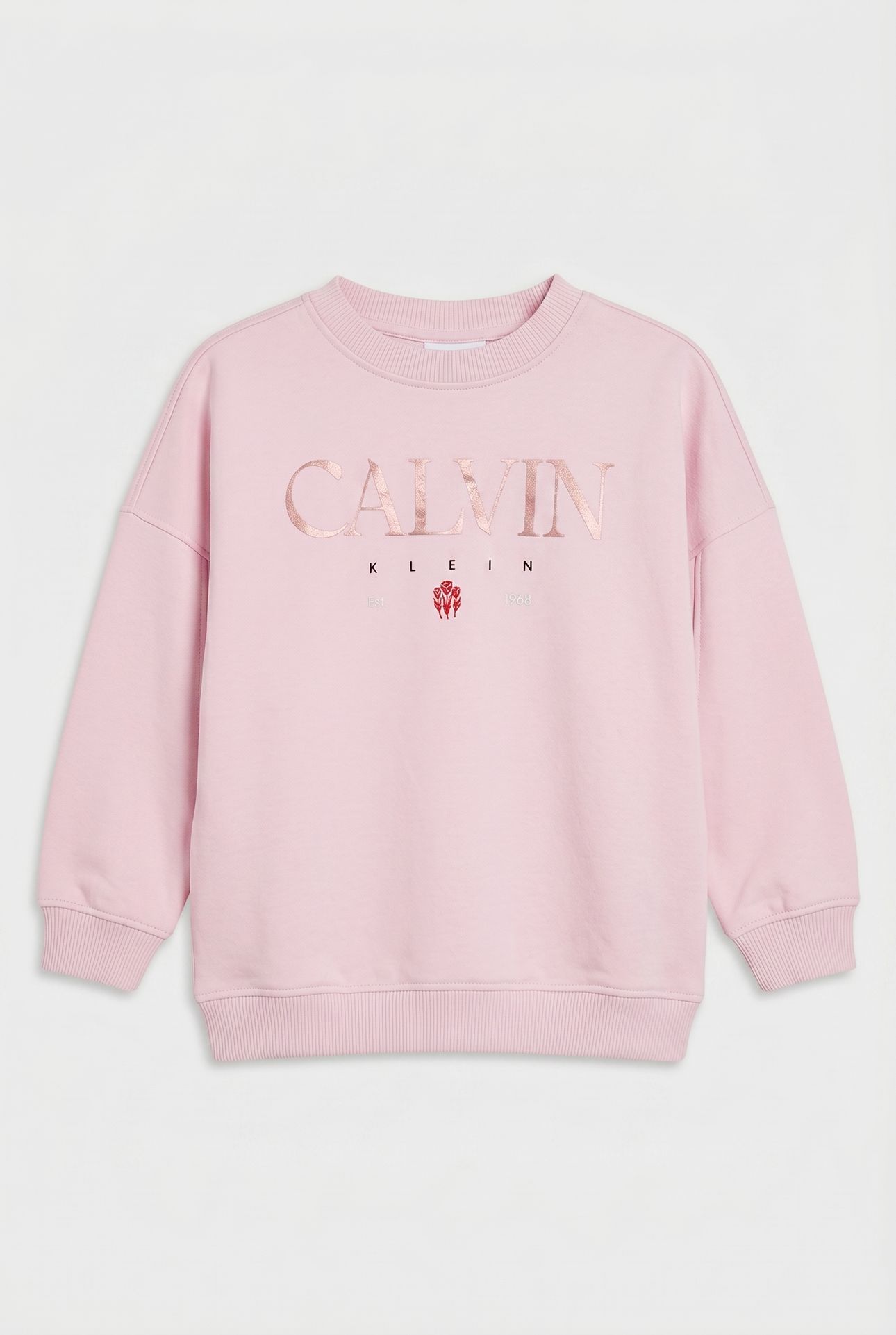 GIRLS MULTI COLOR SWEATER PEARLY PINK 1