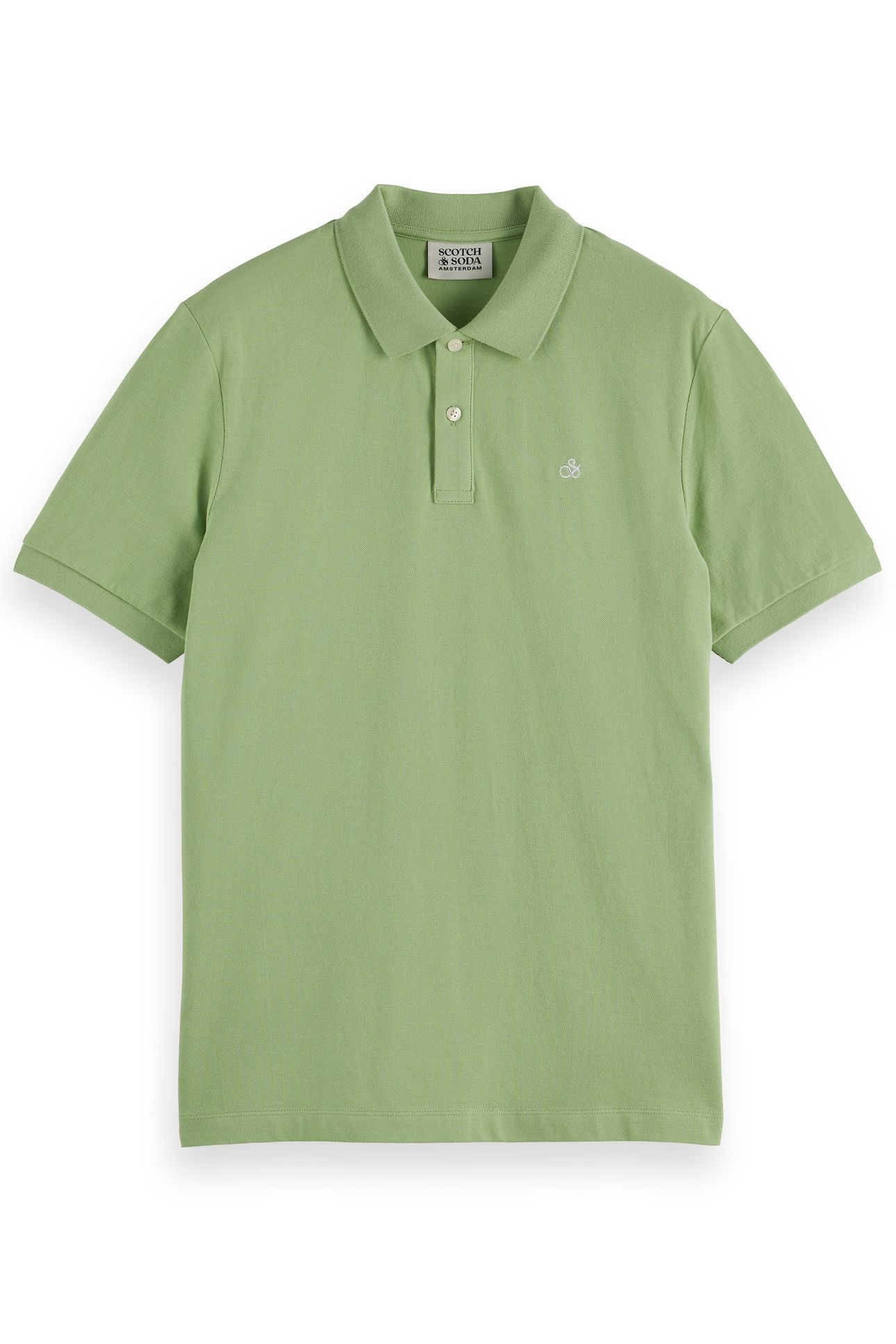 SEASONAL CORE - COTTON PIQUE REGULAR FIT POLO PISTACHIO 4