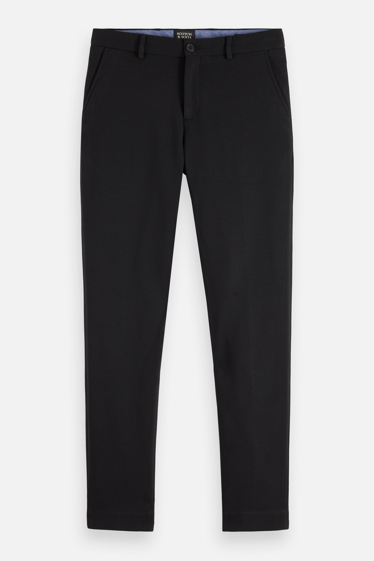 CORE - MOTT - TAILORED KNITTED YARN DYED CHINO BLACK 4