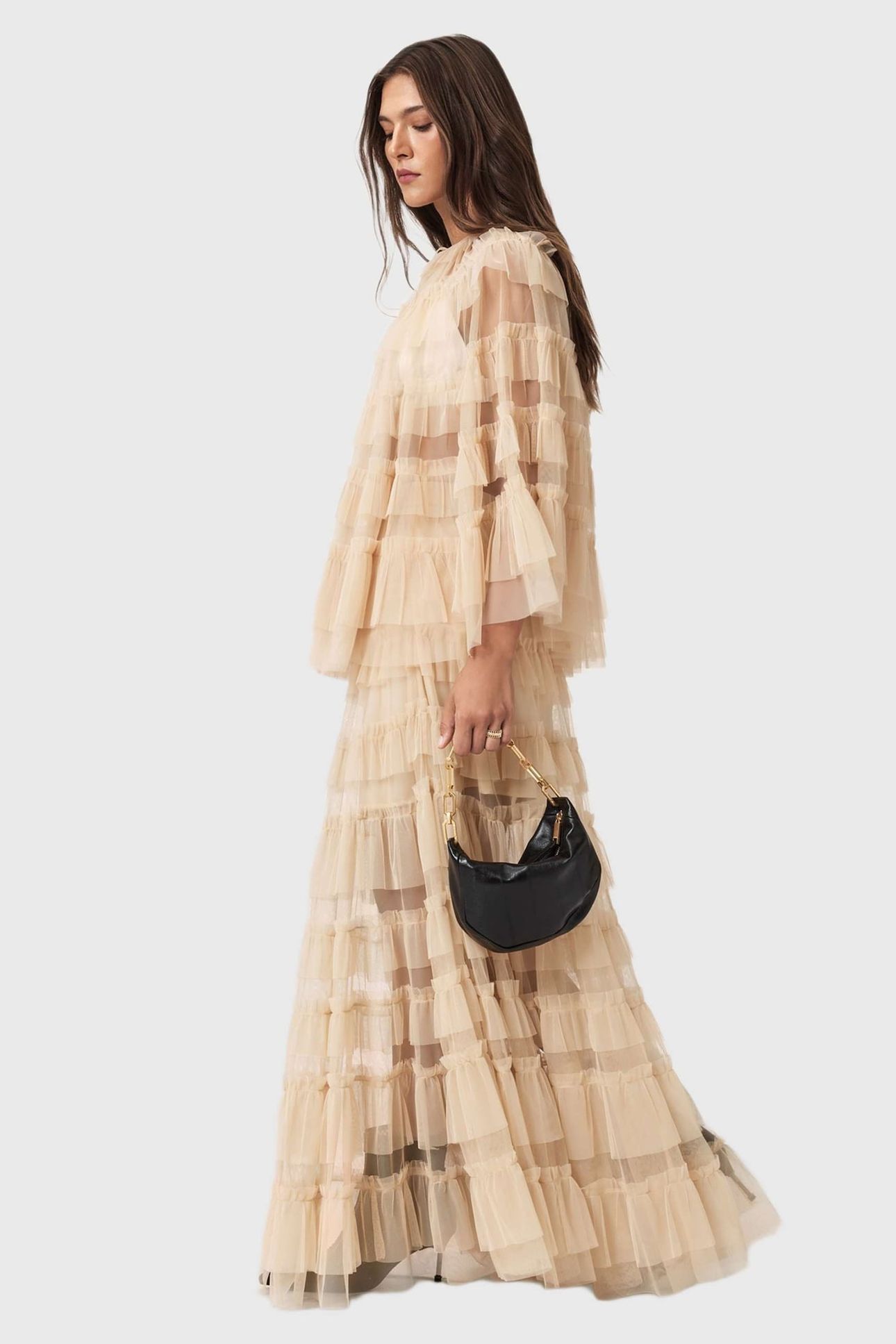 AUDE RUFFLE CAPE BLUSH PINK 6