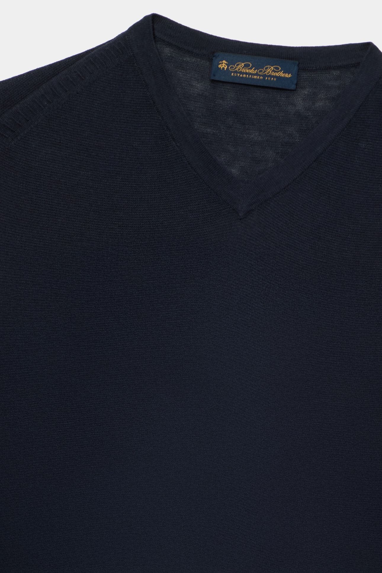V-NECK ORGANIC COTTON NAVY 4