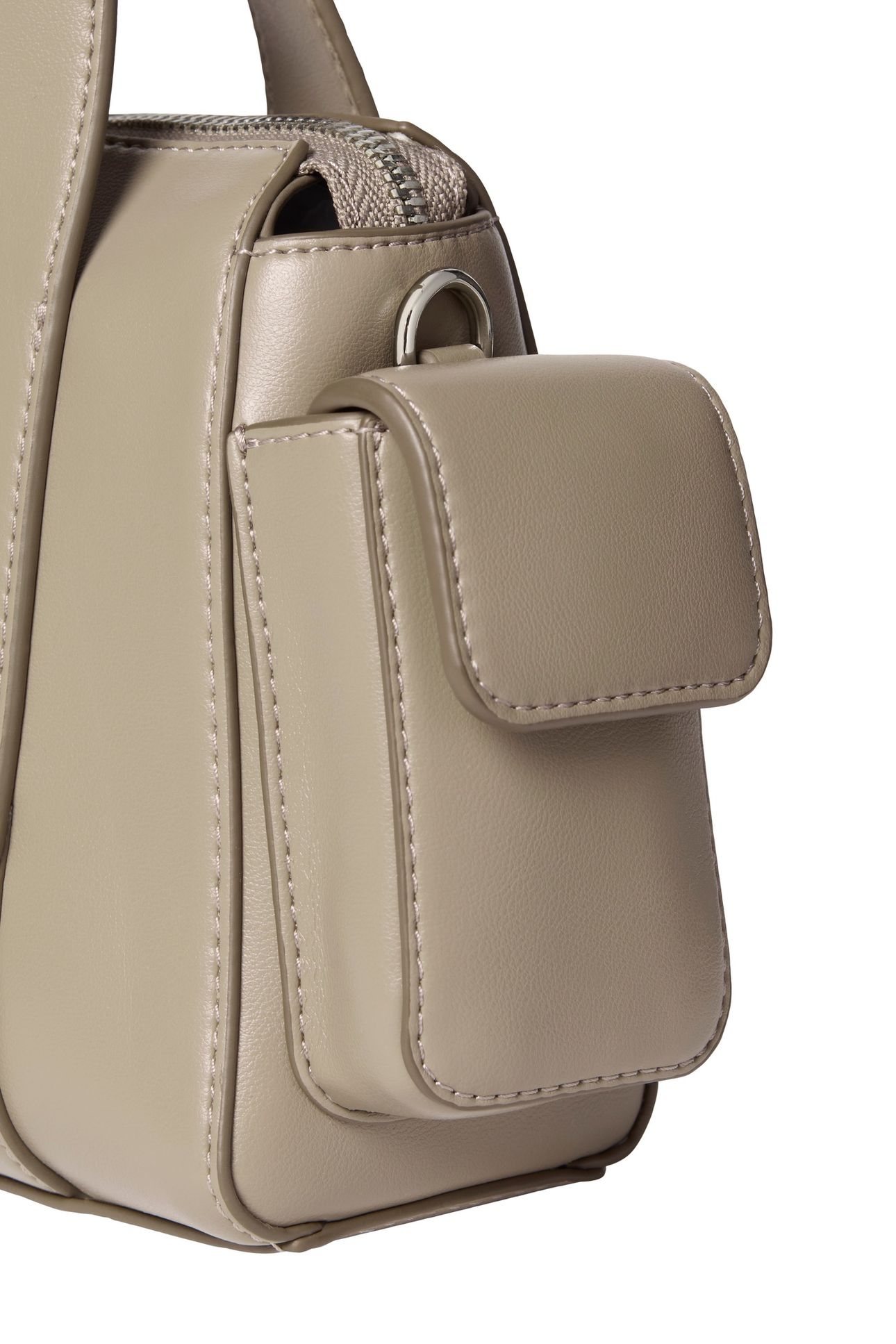 WEBBING STRAP POCKET CROSSOVER BAG DESERT TAUPE 2