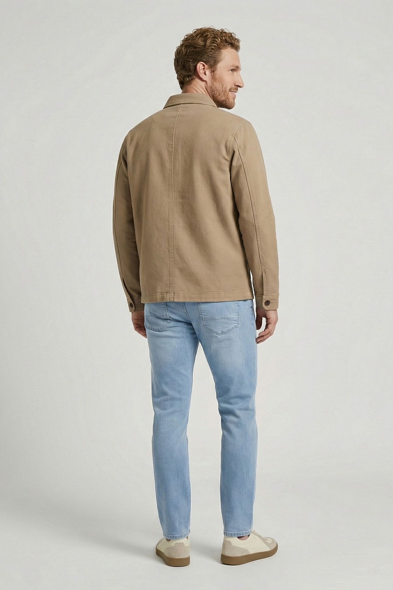 TOBIAS LS JACKET SHIRT BROWN 3