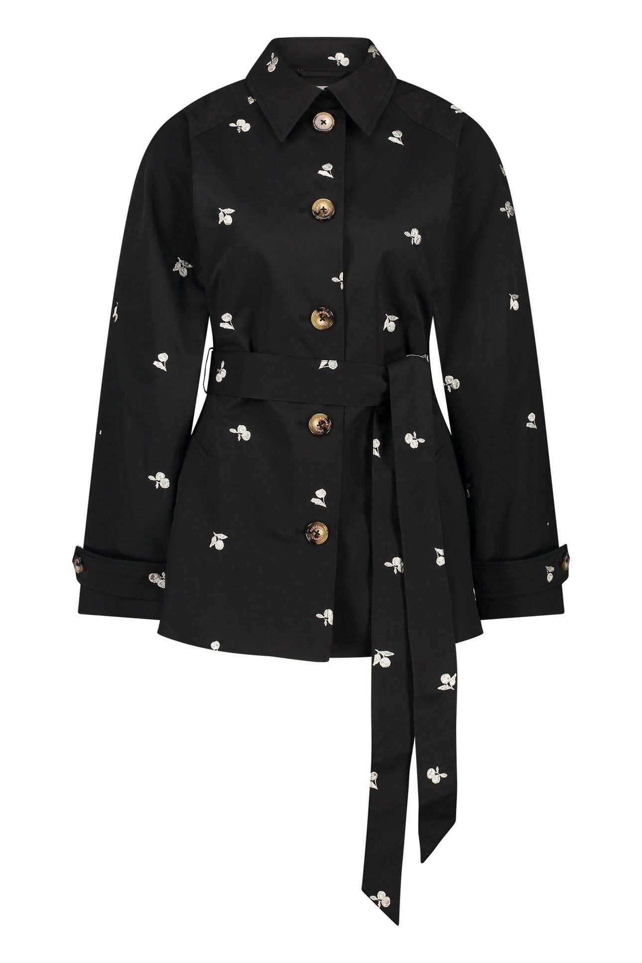 TROY TRENCHCOAT SHORT BLACK 4