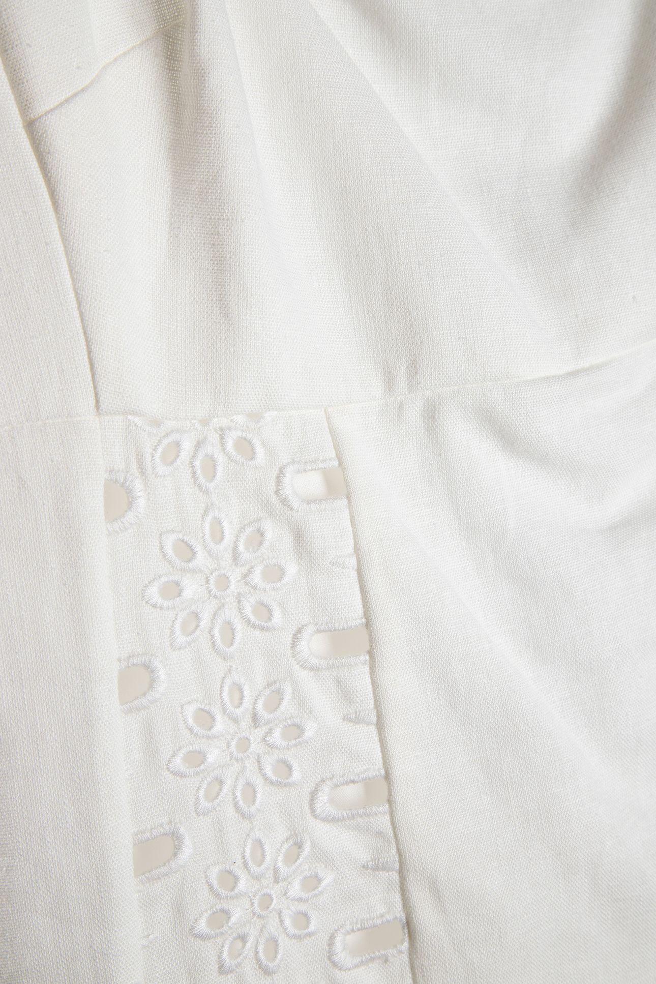 MINI BRODERIE DRESS IVORY 4