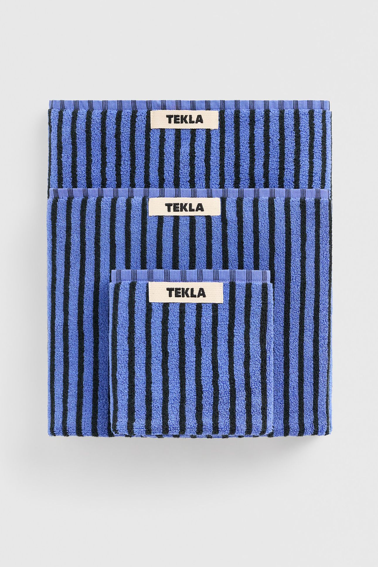 UNISEX HAND TOWEL BLUE & BLACK 1