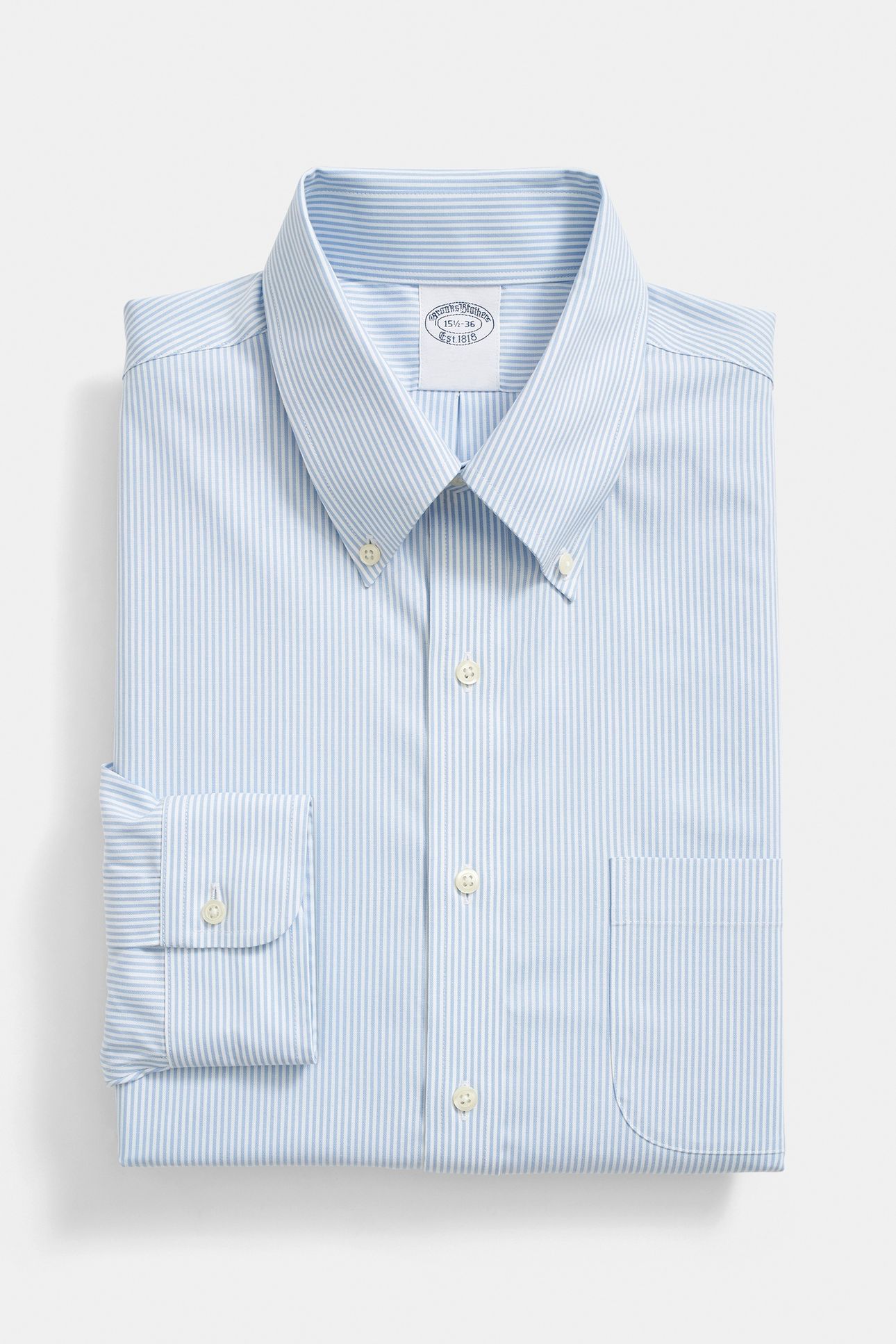 REGULAR FIT NON-IRON OXFORD SHIRT WITH BUTTON DOWN COLLAR HY 1