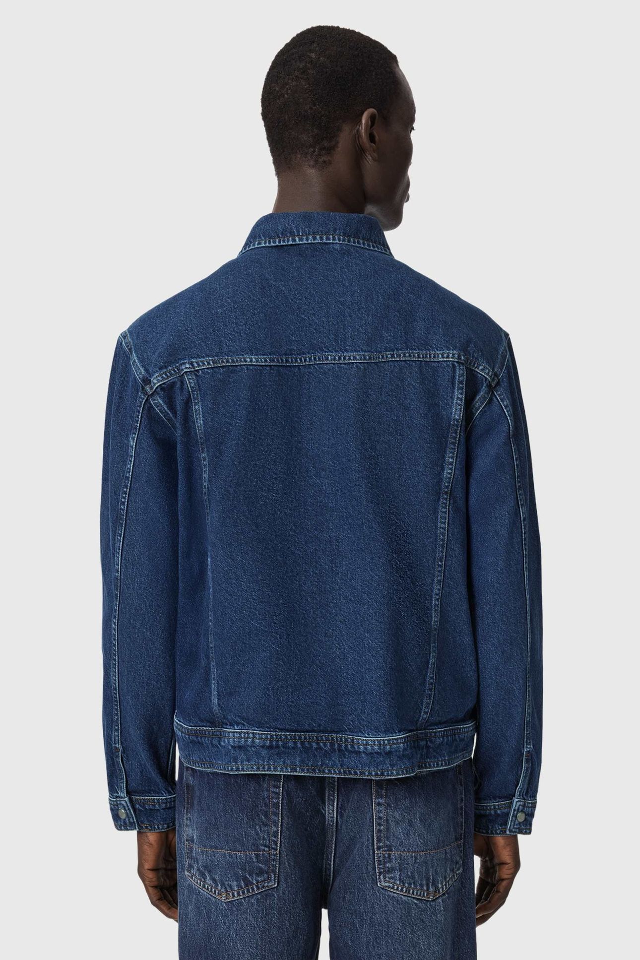 CAST DENIM JACKET DARK INDIGO 4