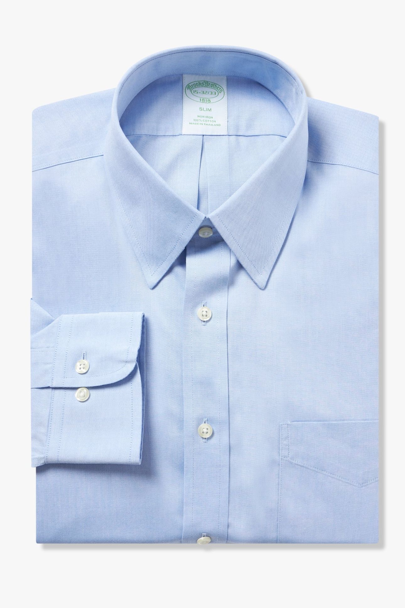 NON-IRON SOLID SHIRT LIGHT BLUE 2