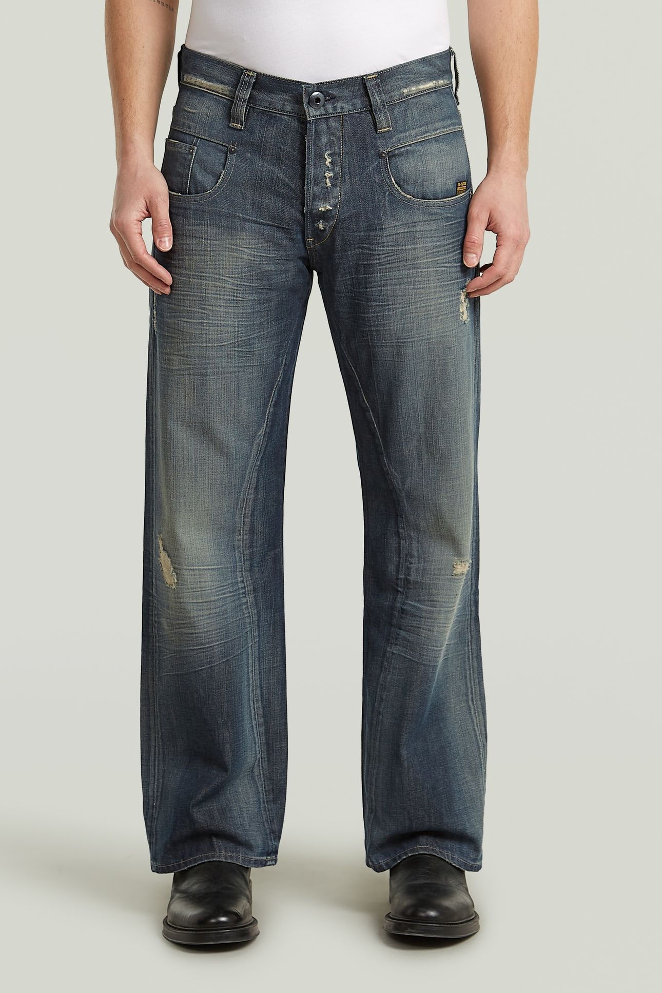 G-STAR RADAR LOW LOOSE JEANS MEDIUM BLUE 1
