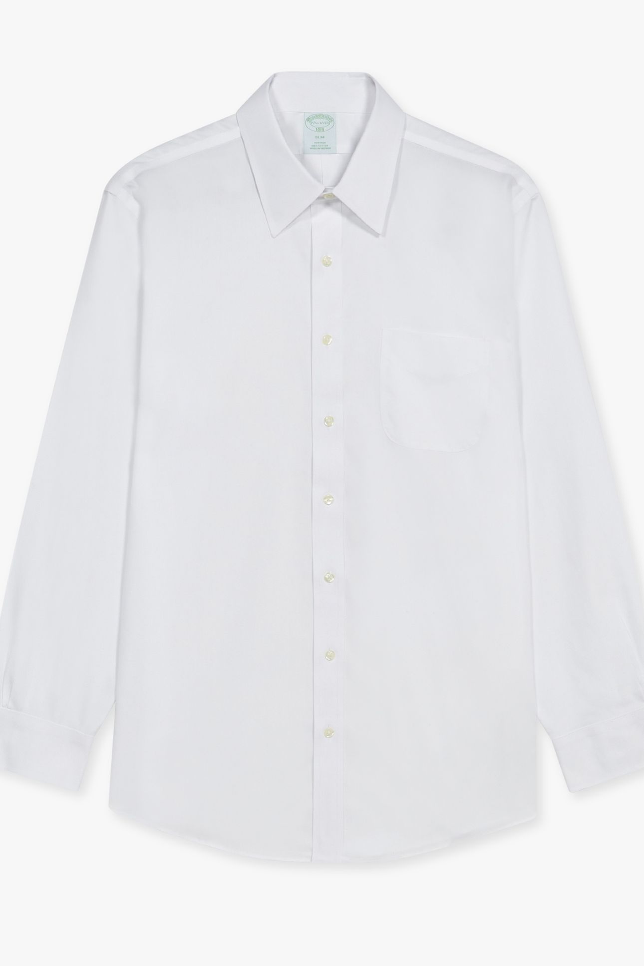 NON-IRON SOLID SHIRT LIGHT BLUE 1