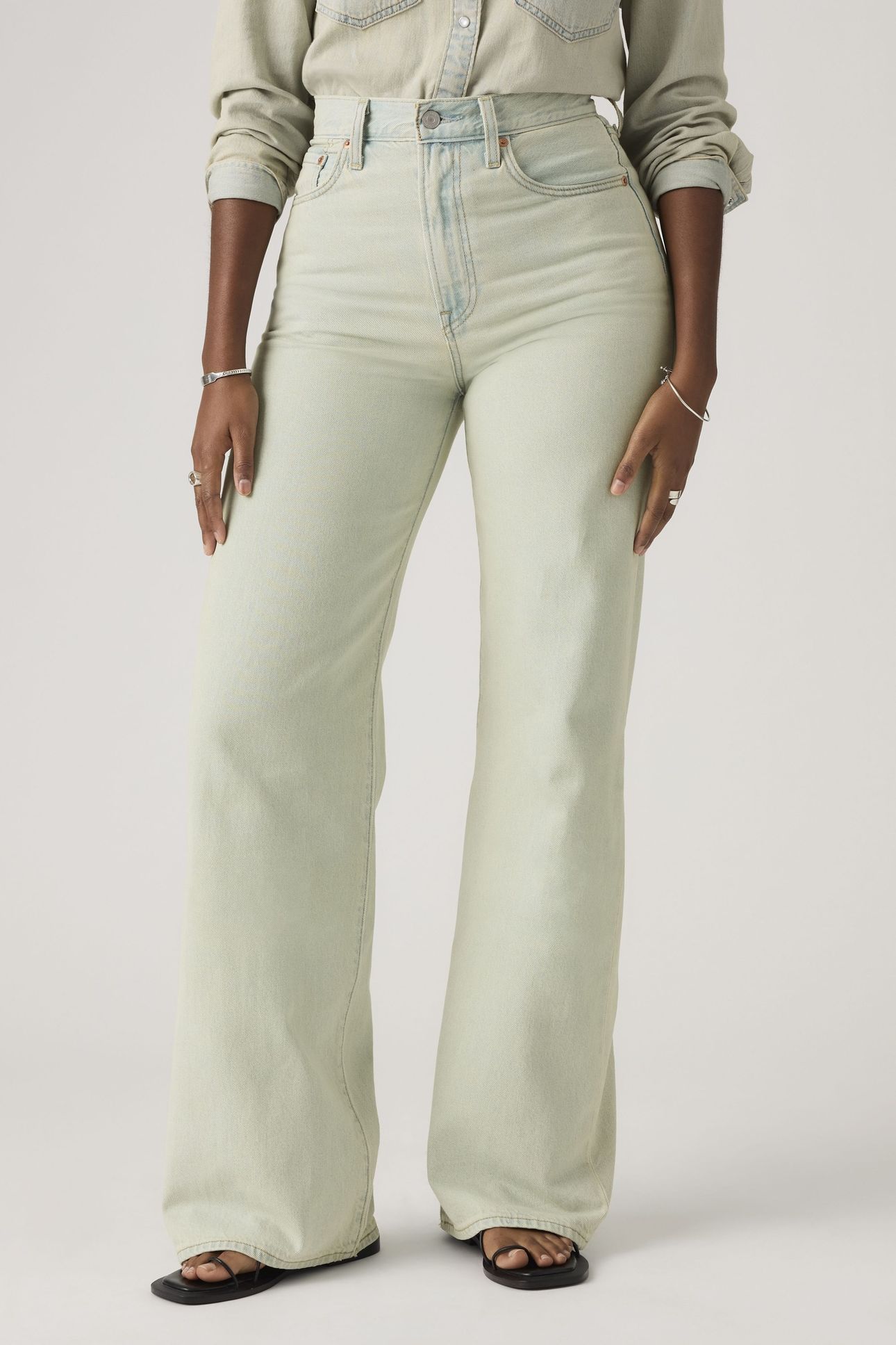 RIBCAGE WIDE LEG JEANS 5