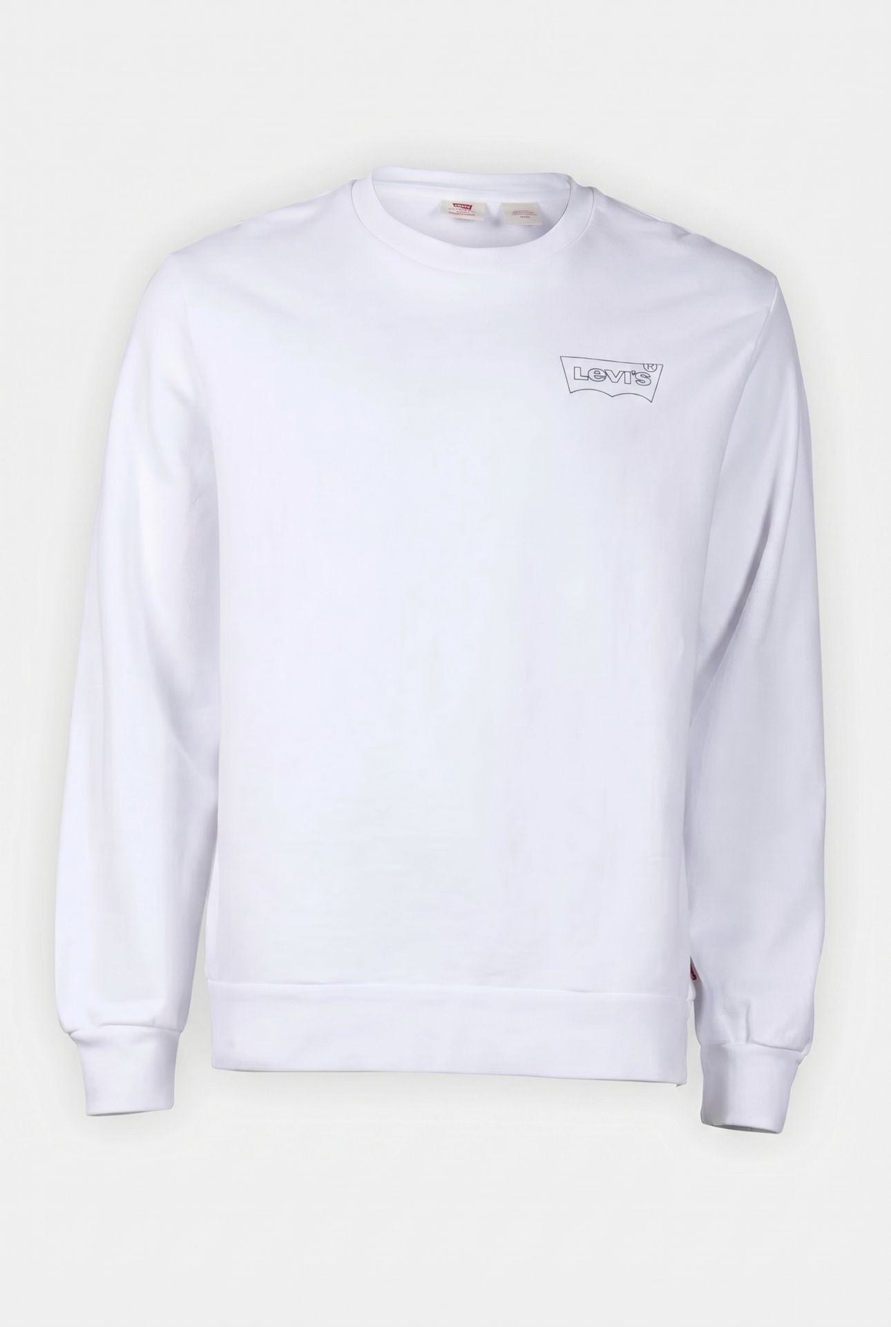 GRAPHIC SWEATSHIRT BATWING OUTLINED CHESTHIT WHITE 3