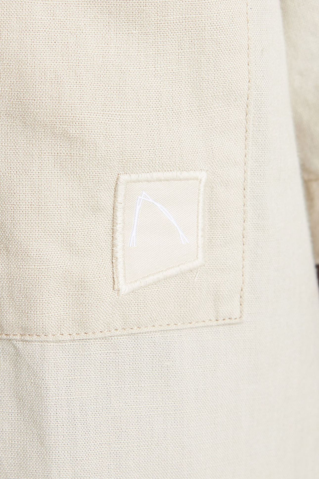 BIZZ LINEN SHIRT SHORT SLEEVE SILVER LINING 4