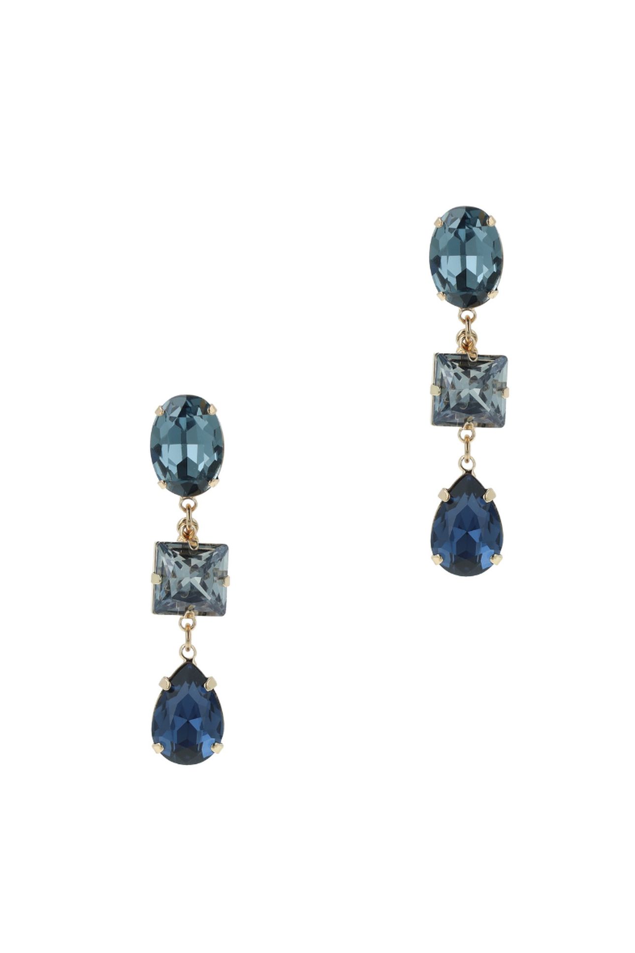 BLUE CRYSTAL EARRINGS 1