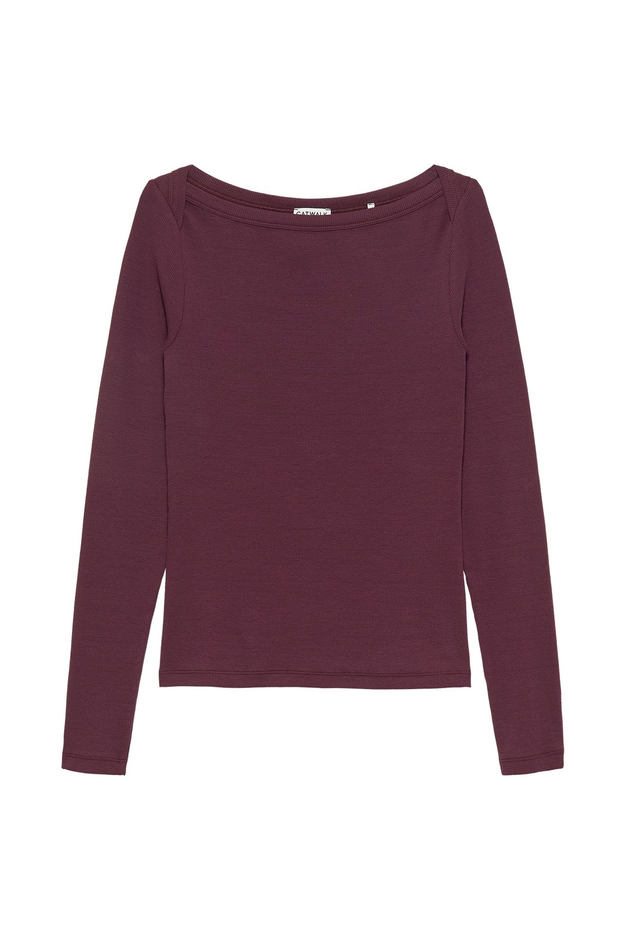 BOATNECK RIB LONG SLEEVE WINETASTING 4