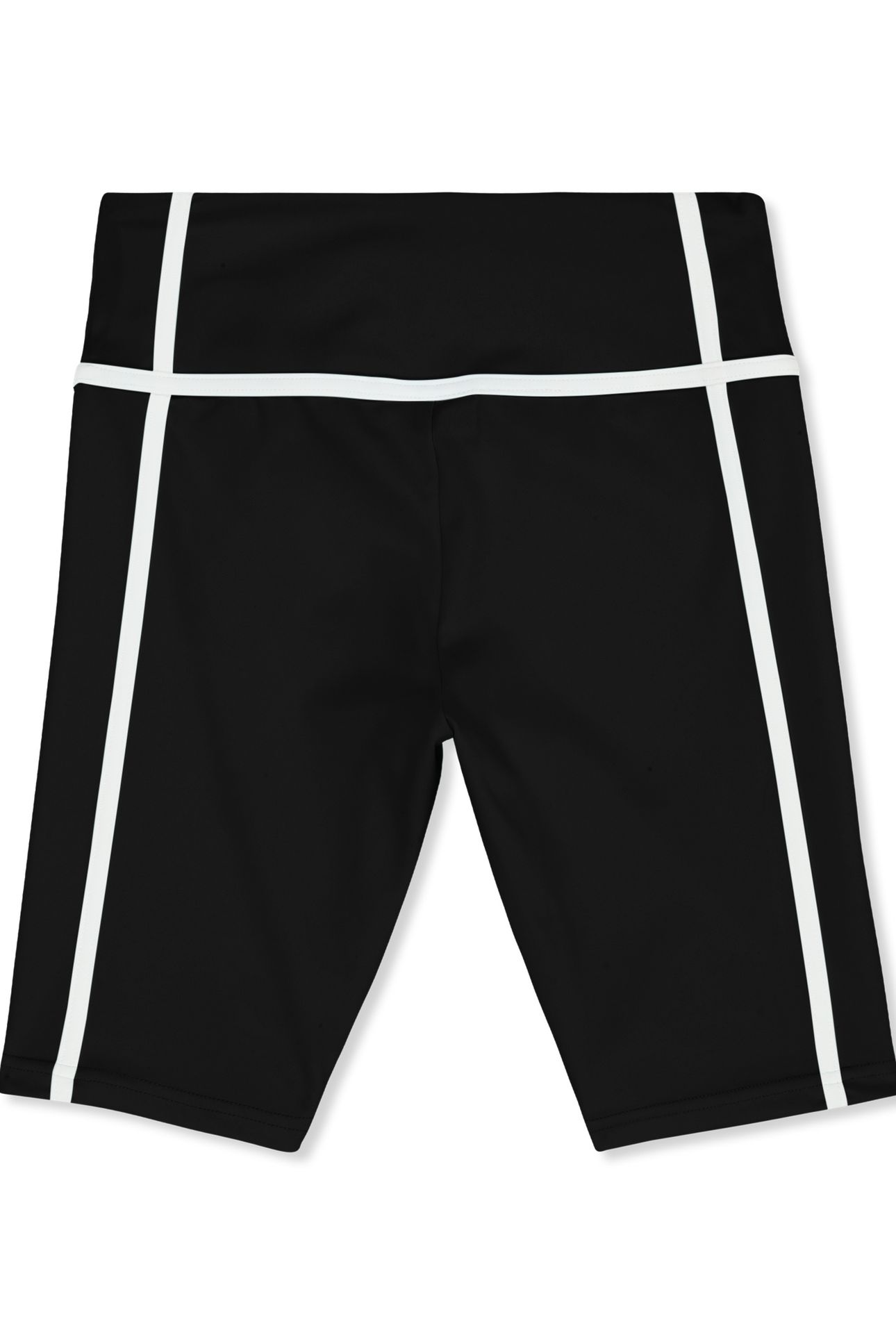 CONFINI SLIM CONTRAST TAPE SHORTS BLACK 5