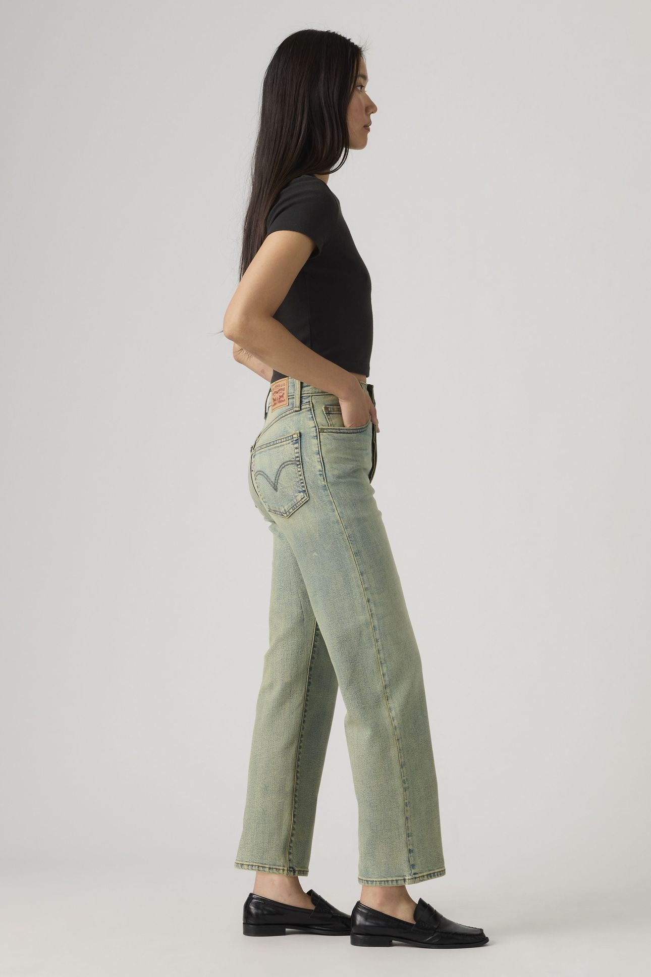 RIBCAGE STRAIGHT ANKLE JEANS 4