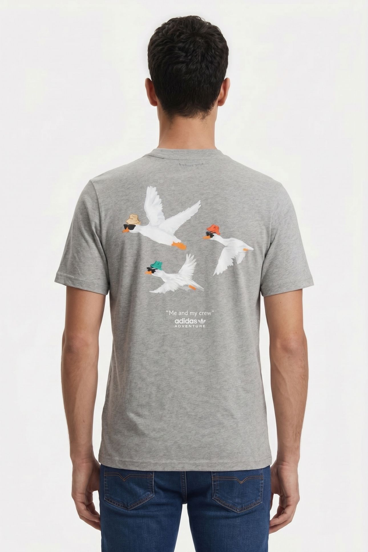 ORIGINALS UNISEX ADIDAS ADVENTURE GRAPHIC DUCKIES T-SHIRT 3
