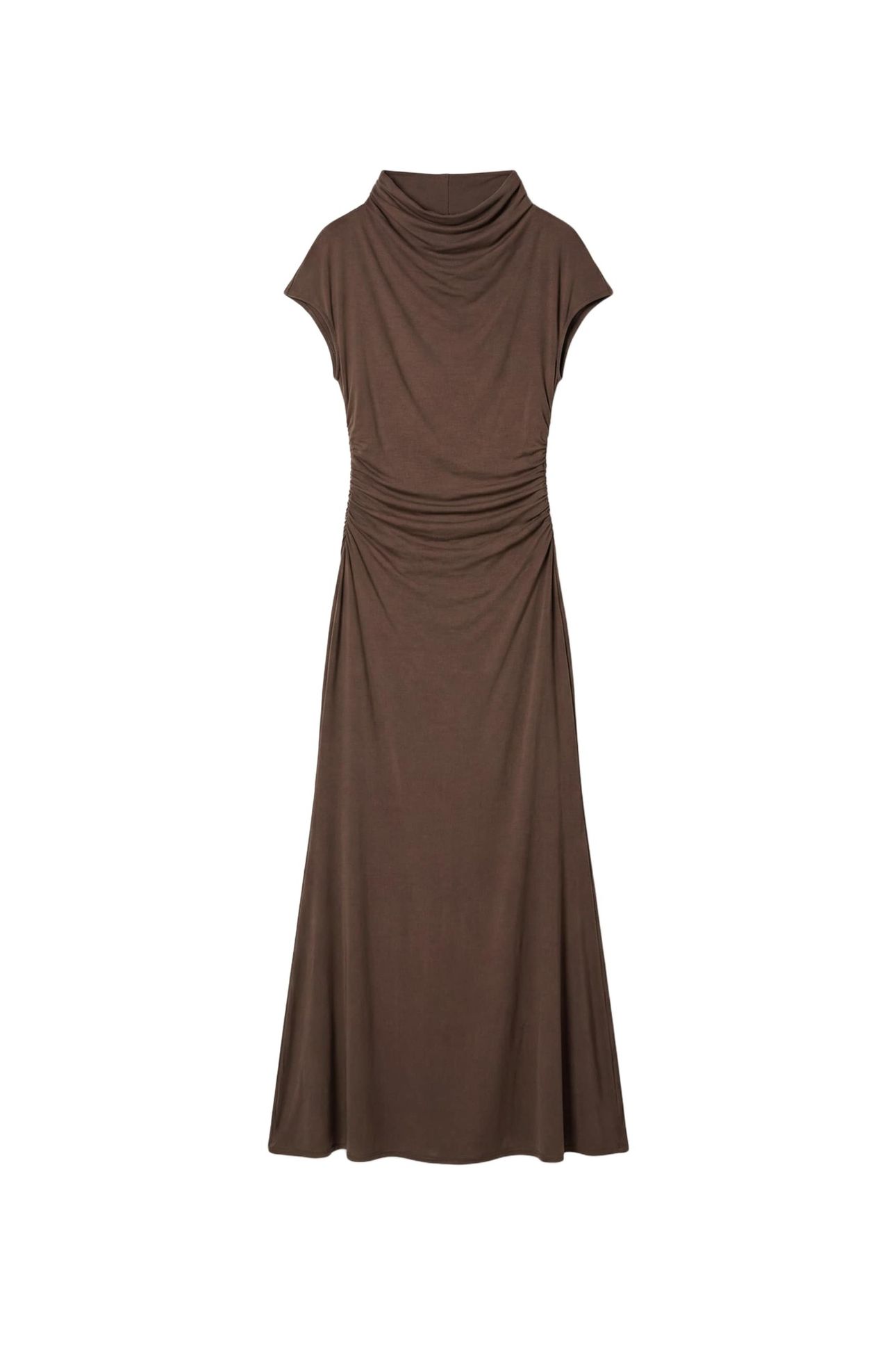 SELENA DRESS BITTER BROWN 6