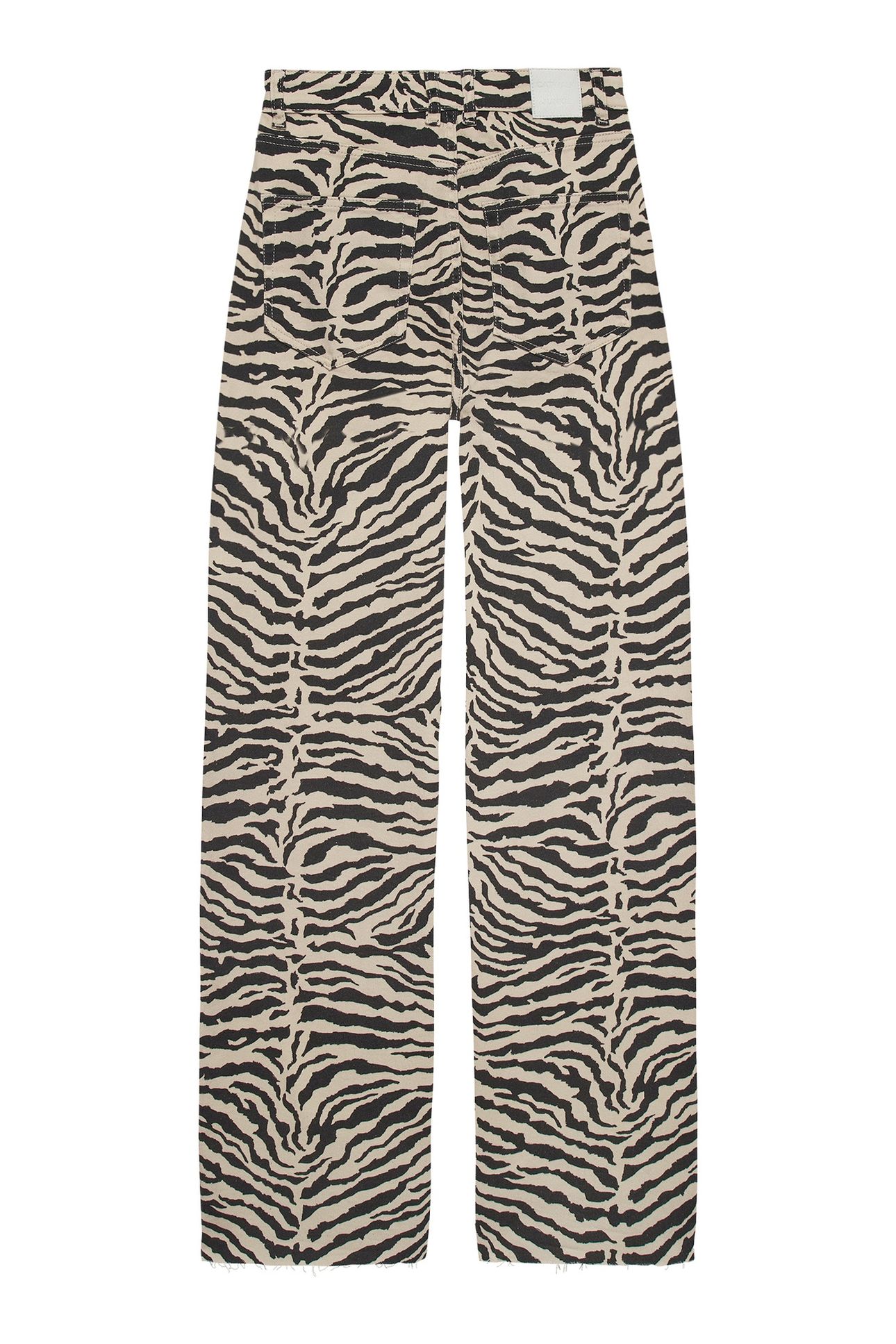 LOOSE FIT ZEBRA JEANS SAND 5