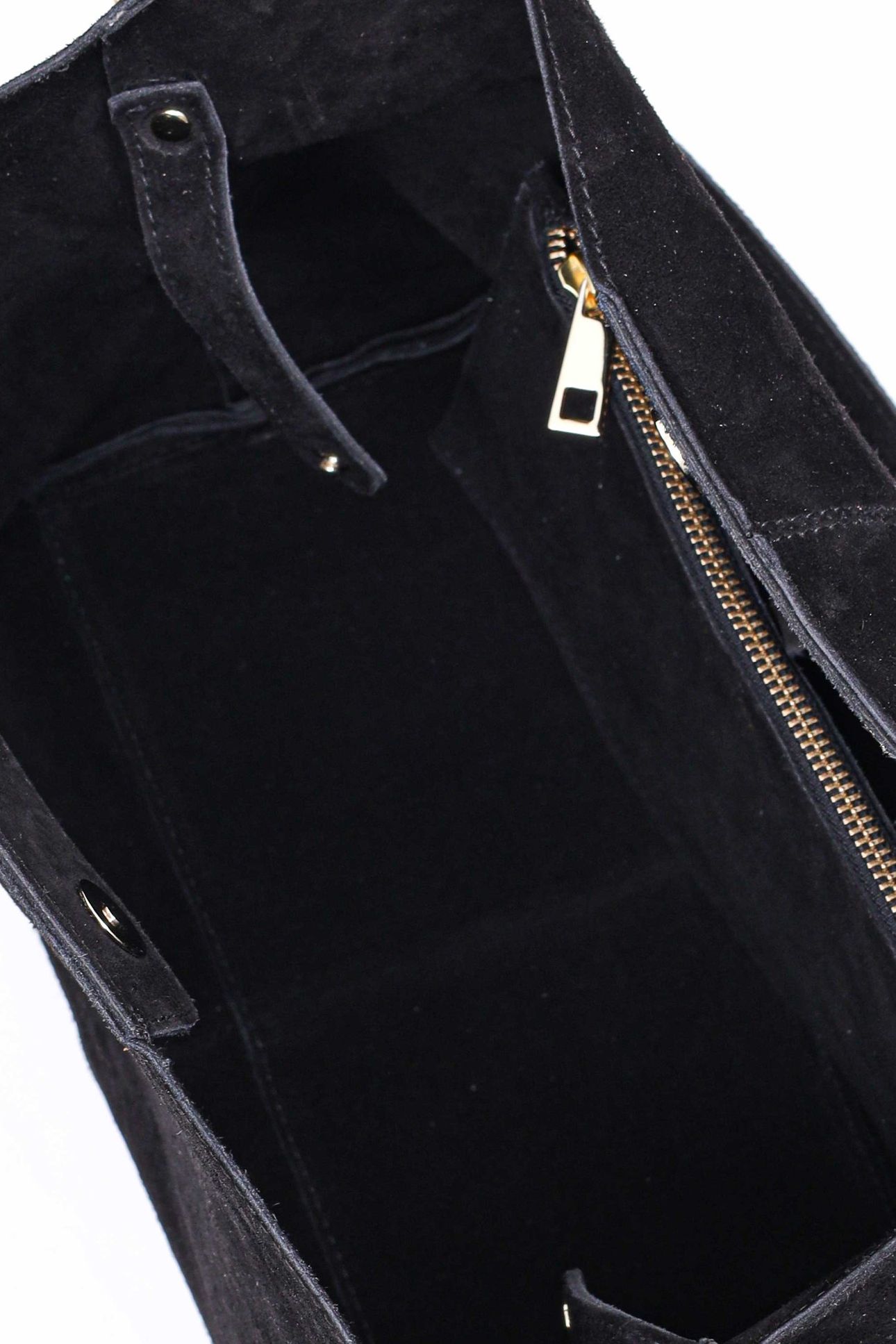CHIARA SUEDE BLACK W. GOLD 4