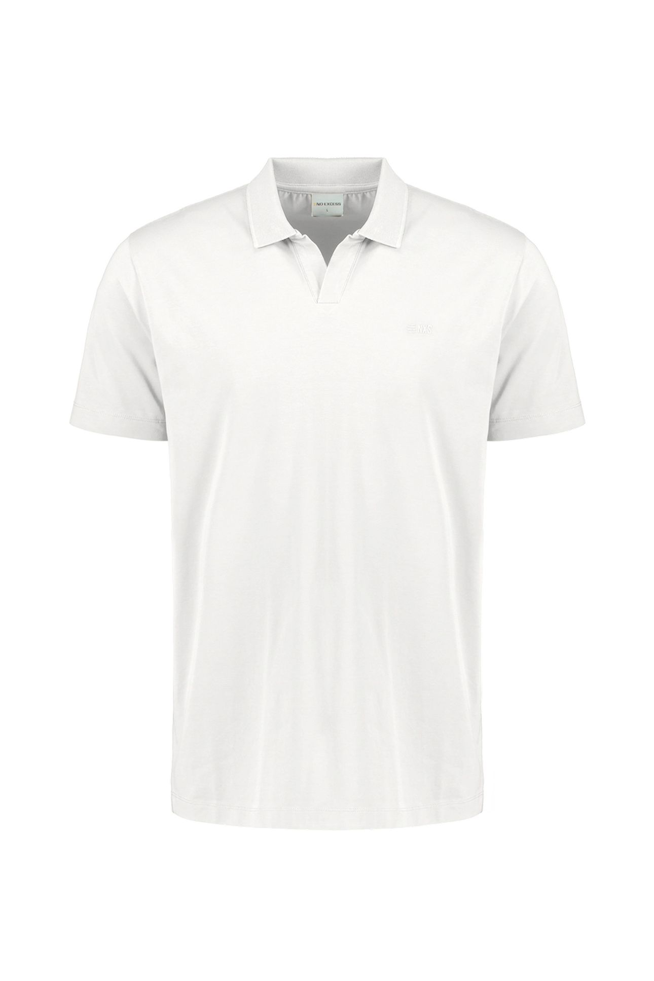 POLO V SOLID STRETCH WHITE 5