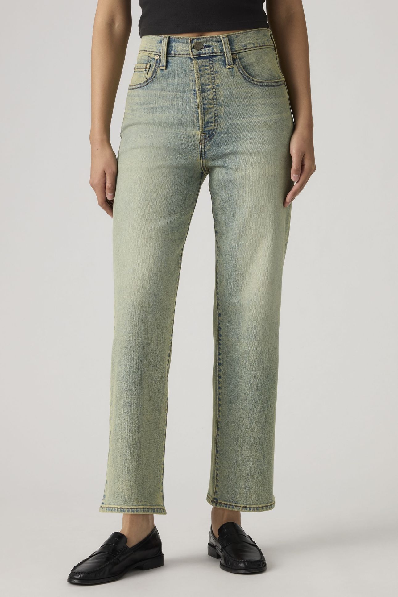RIBCAGE STRAIGHT ANKLE JEANS 5