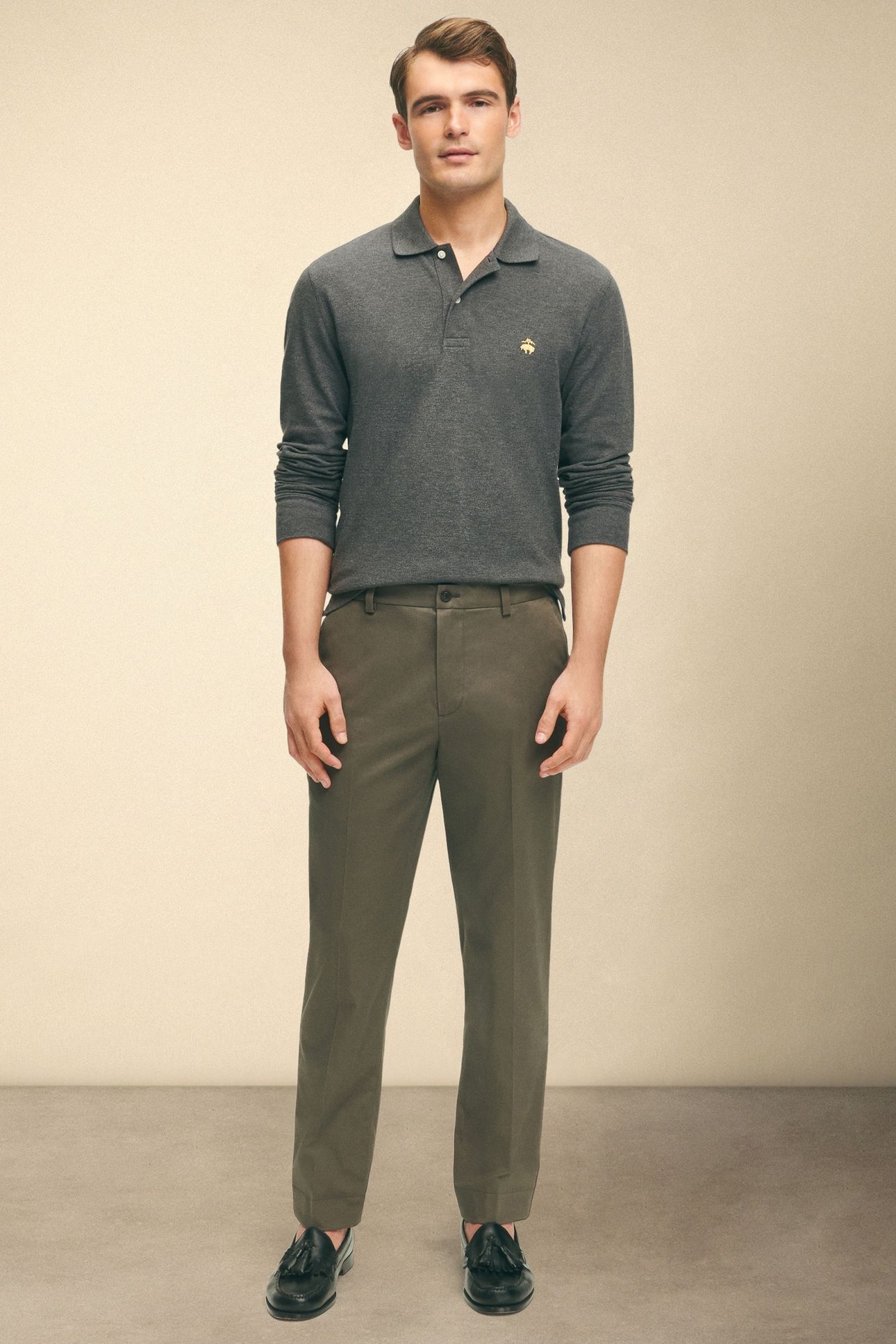 SLIM FIT ADVANTAGE STRETCH CHINO GREY 2