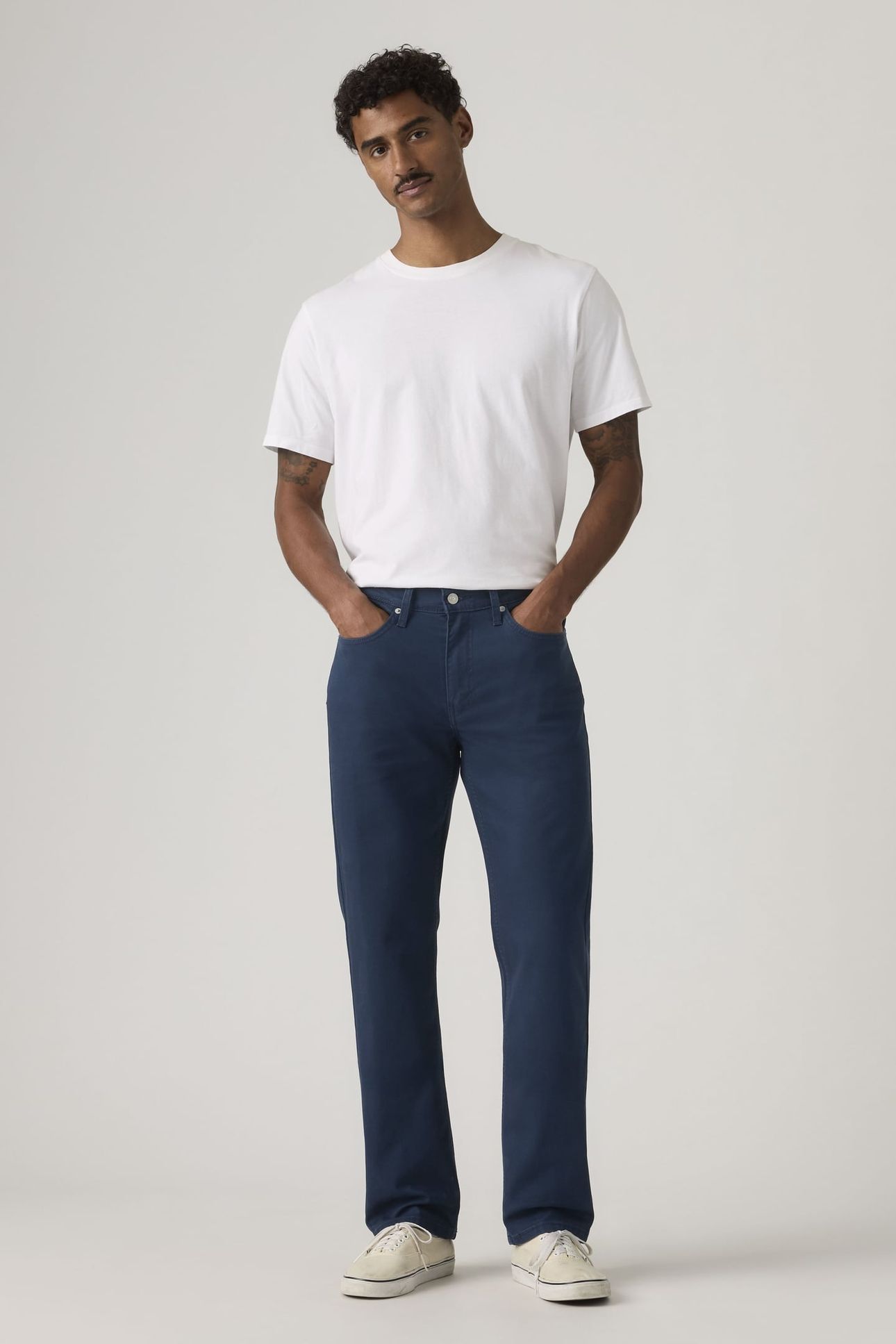 514 STRAIGHT NAVY JEANS 1