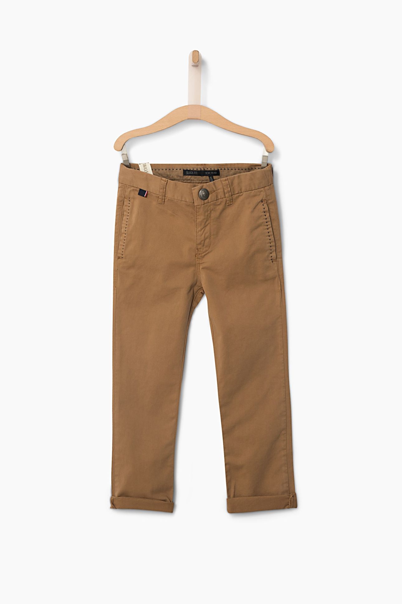 BOYS’ CAMEL CHINOS 1
