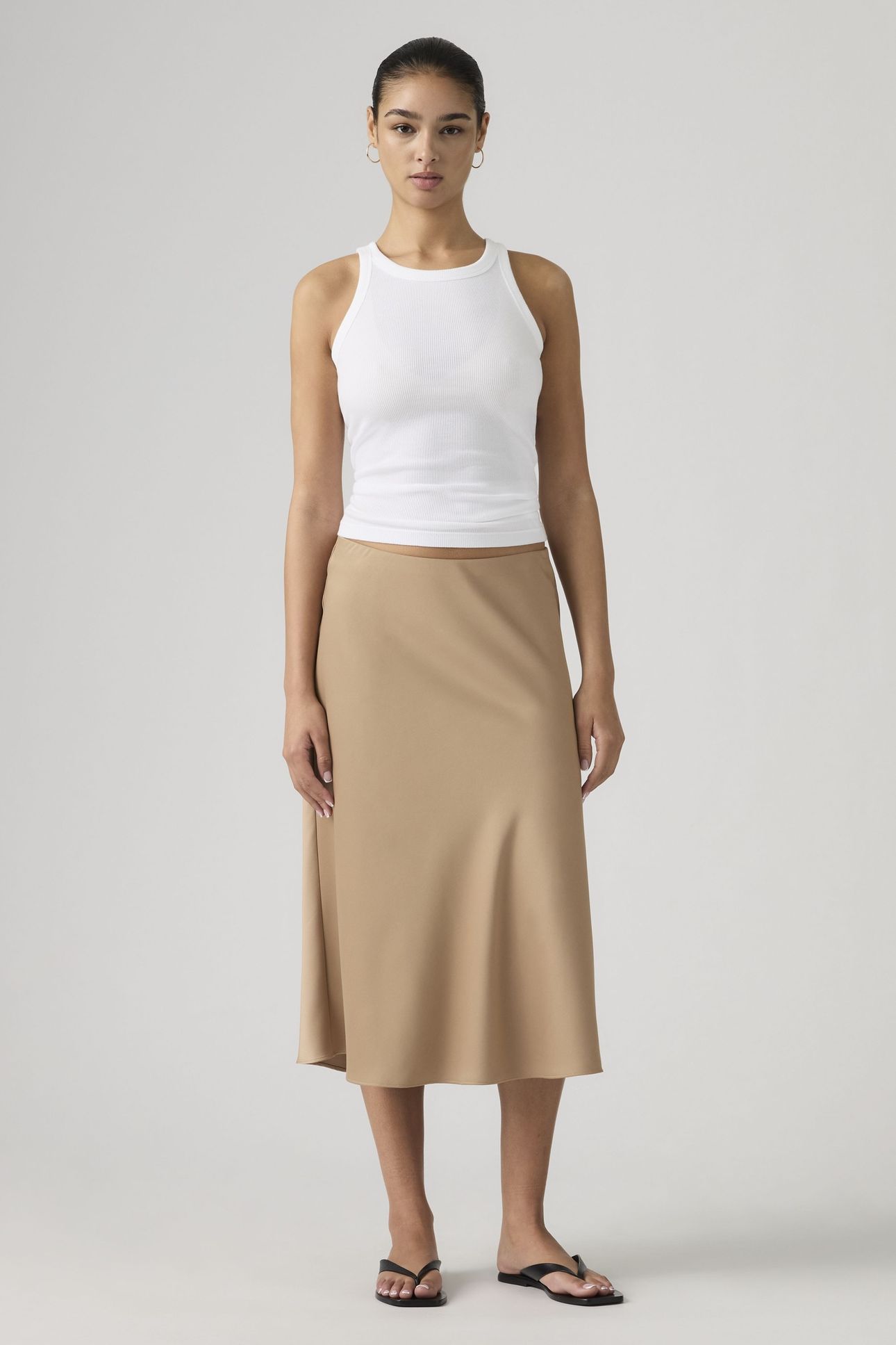 ARIEL MIDI SLIP SKIRT 2