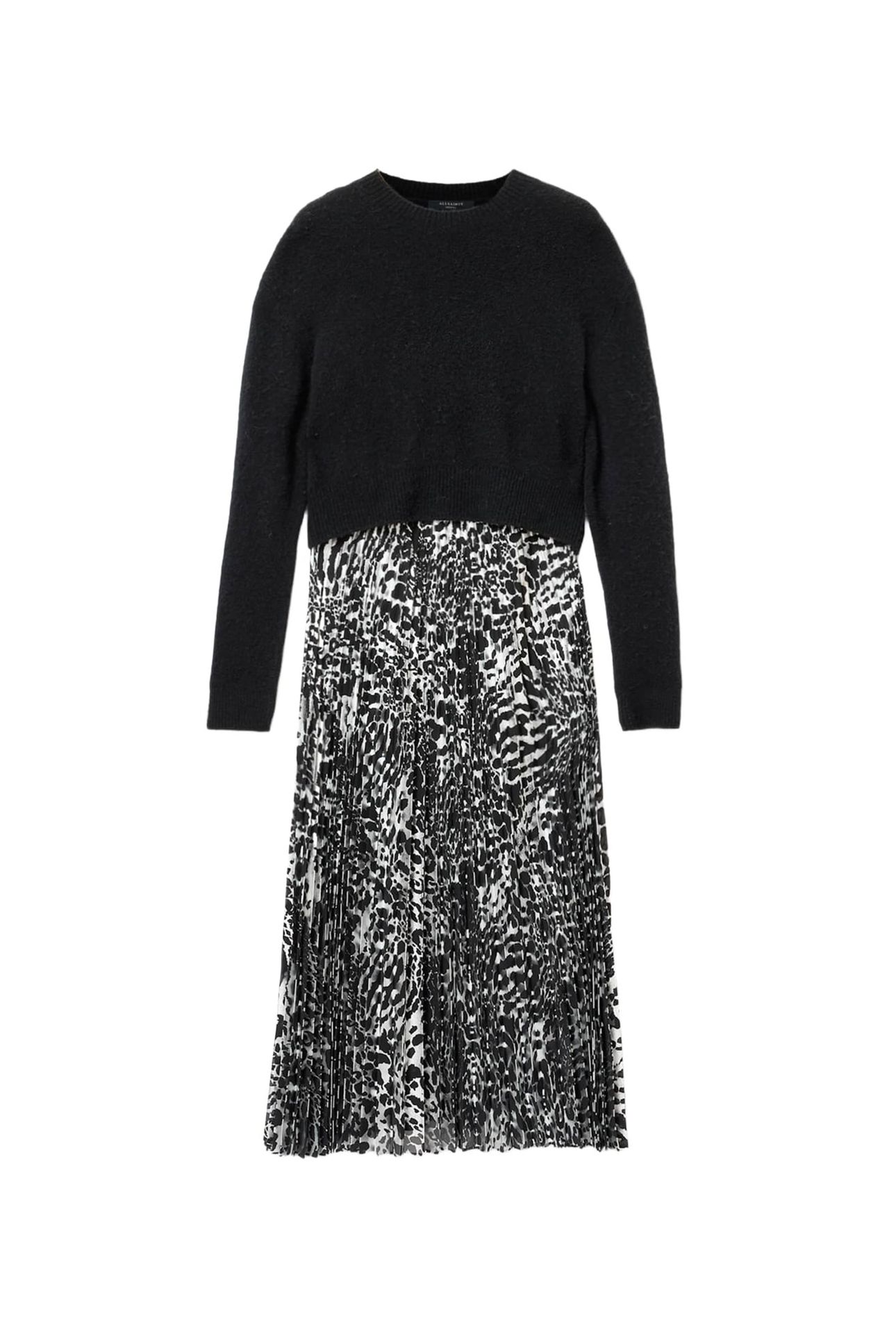 SPARK LEPPO DRESS BLACK/CHARCOAL 5