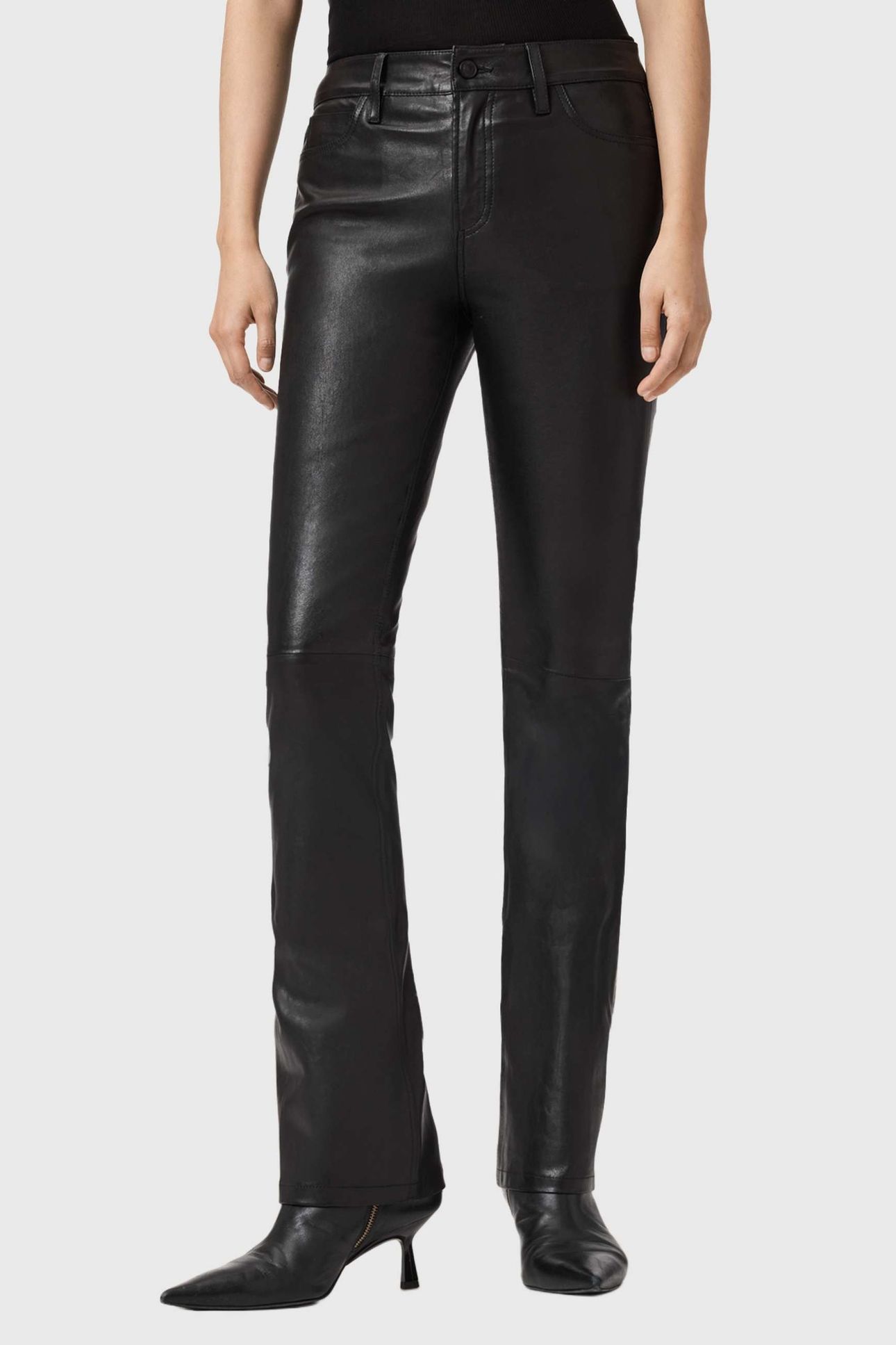 HALDAN LTHR TROUSER BLACK 2