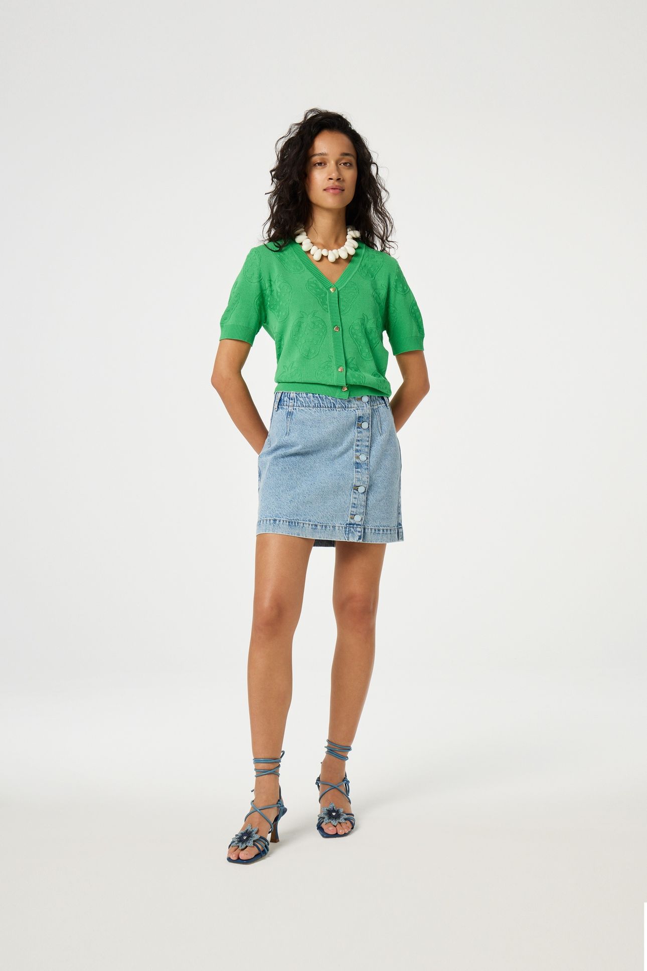 MADDY CARDIGAN GREEN APPLE 2