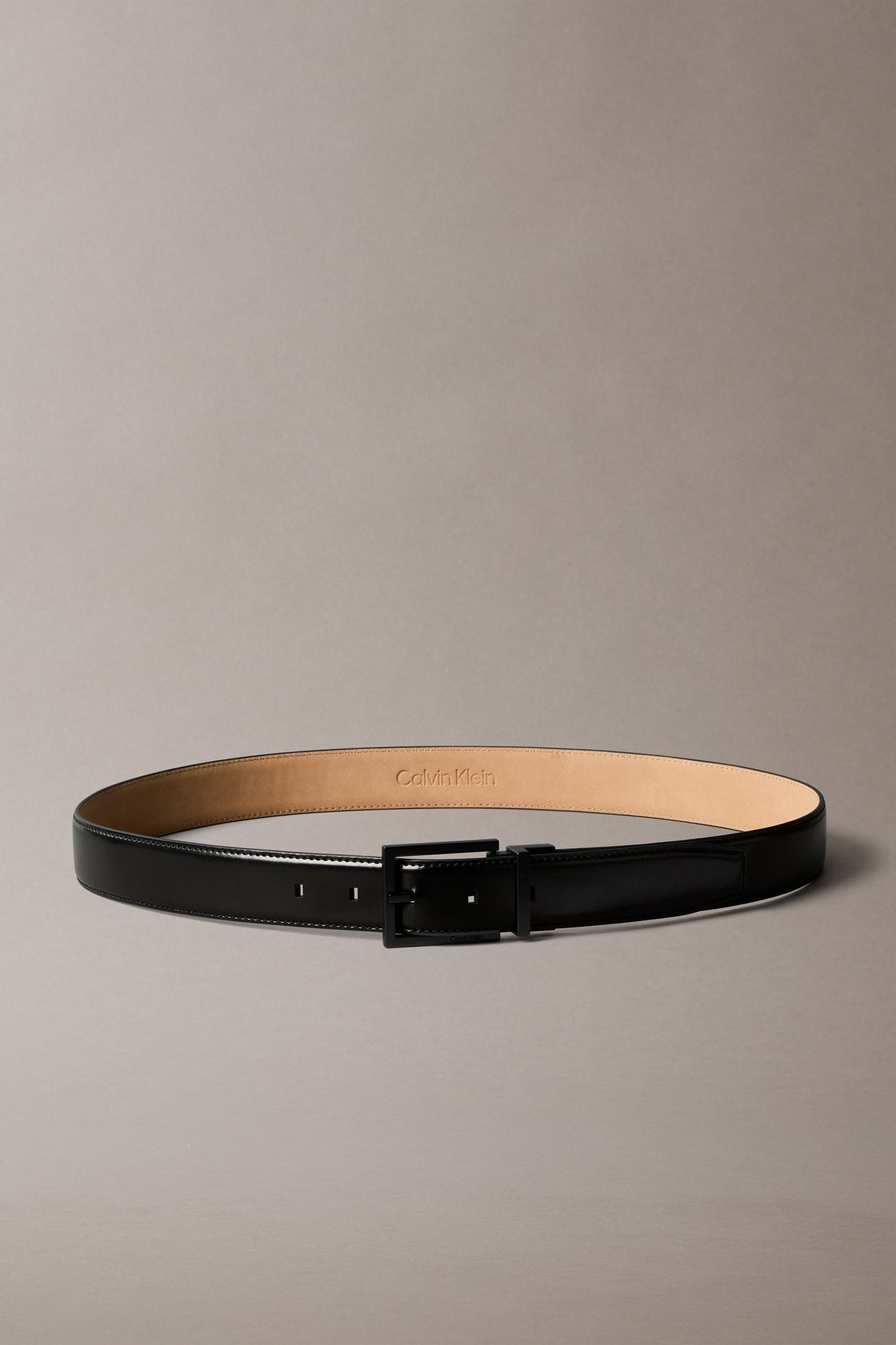 SQUARE BUCKLE 32MM ADJUSTABLE BELT BLACK/MATTE BLACK 2