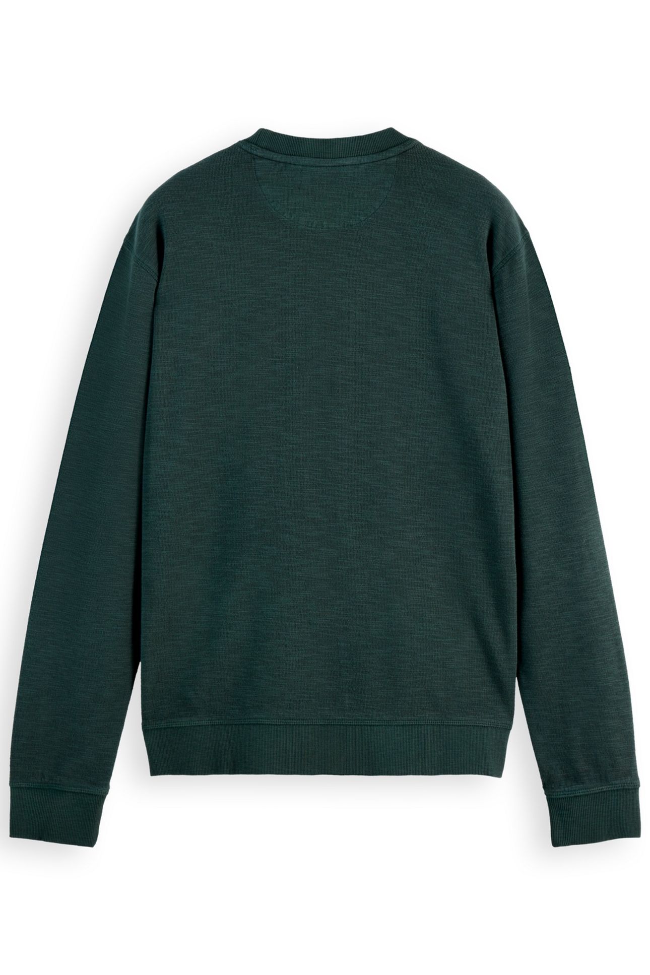 GARMENT DYE STRUCTURED SWEATSHIRT AMSTERDAM GREEN 2