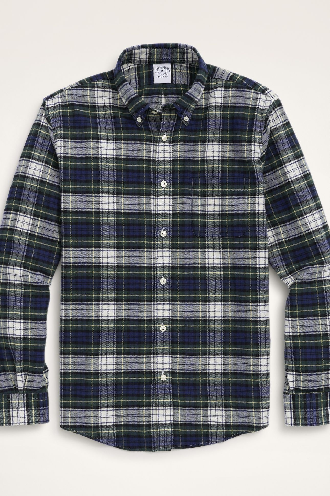 CASUAL COTTON FLANNEL REGULAR FIT OPEN WHITE 3