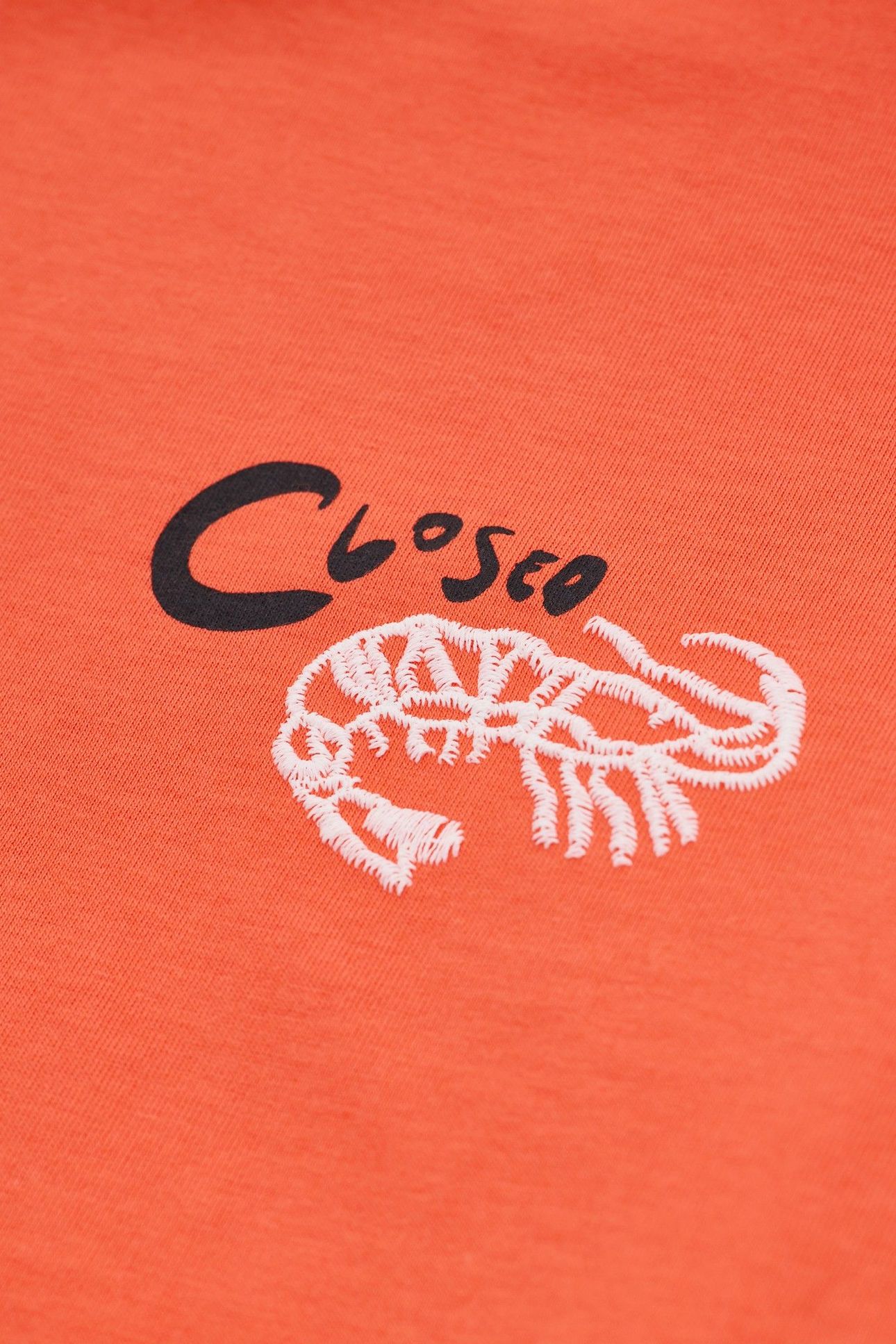 EMBROIDERED T-SHIRT WASHED RED 4