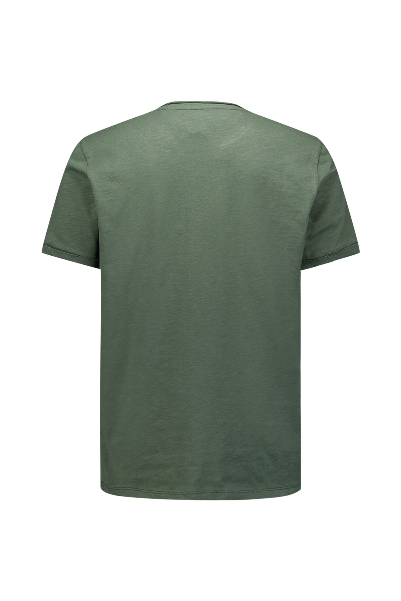 T-SHIRT CREWNECK SLUB DARK GREEN 6