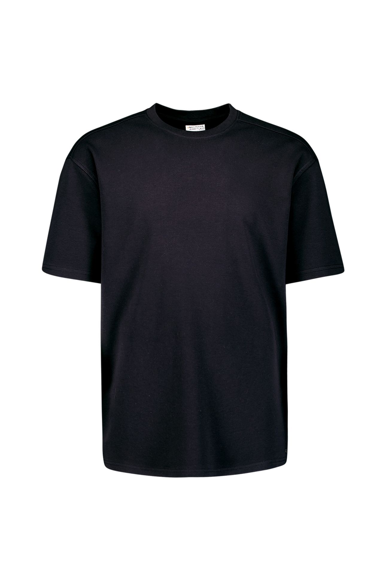 T-SHIRT CREWNECK SOLID HEAVY INTERLOCK BLACK 4