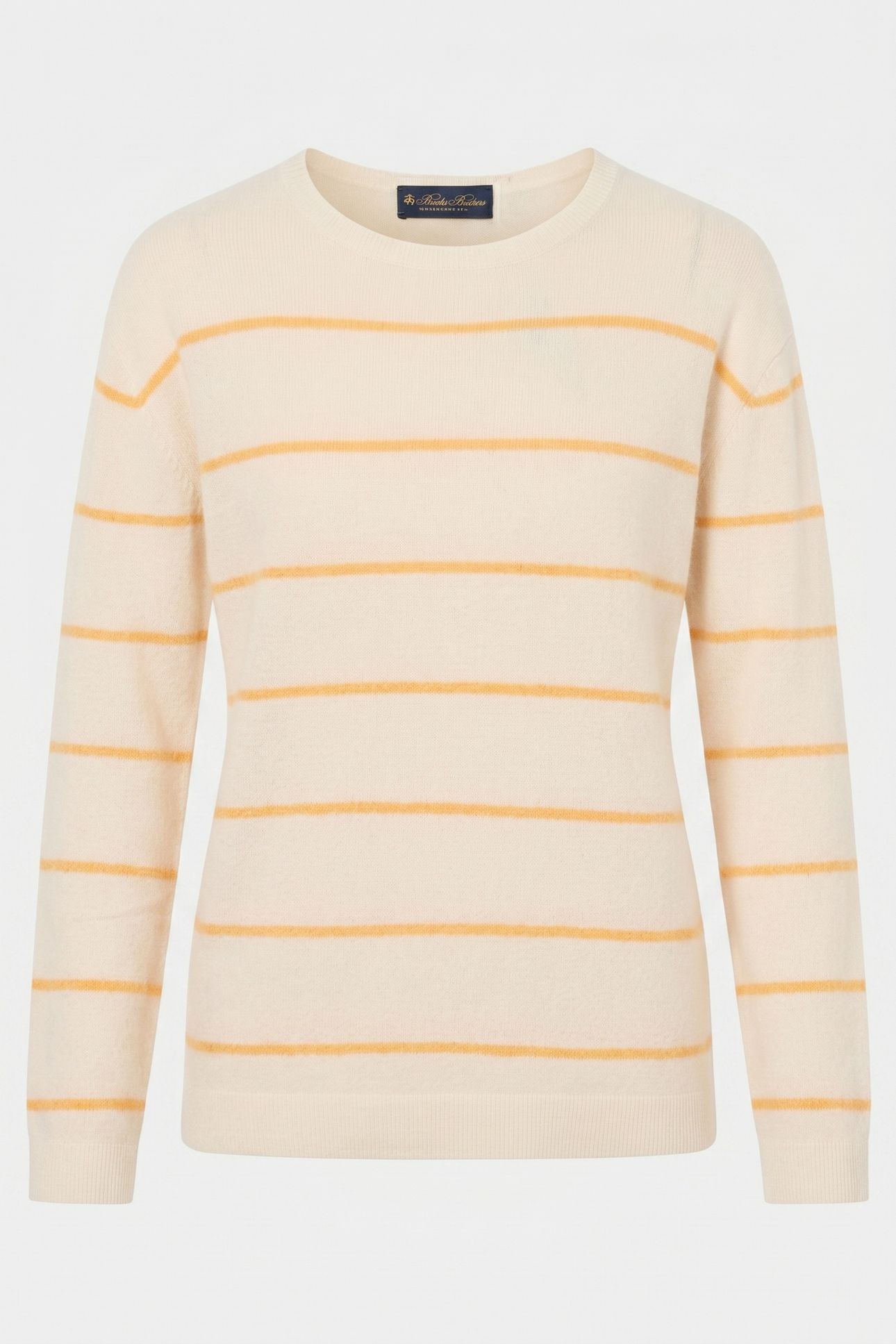 STRIPED COTTON CREWNECK YELLOW 5