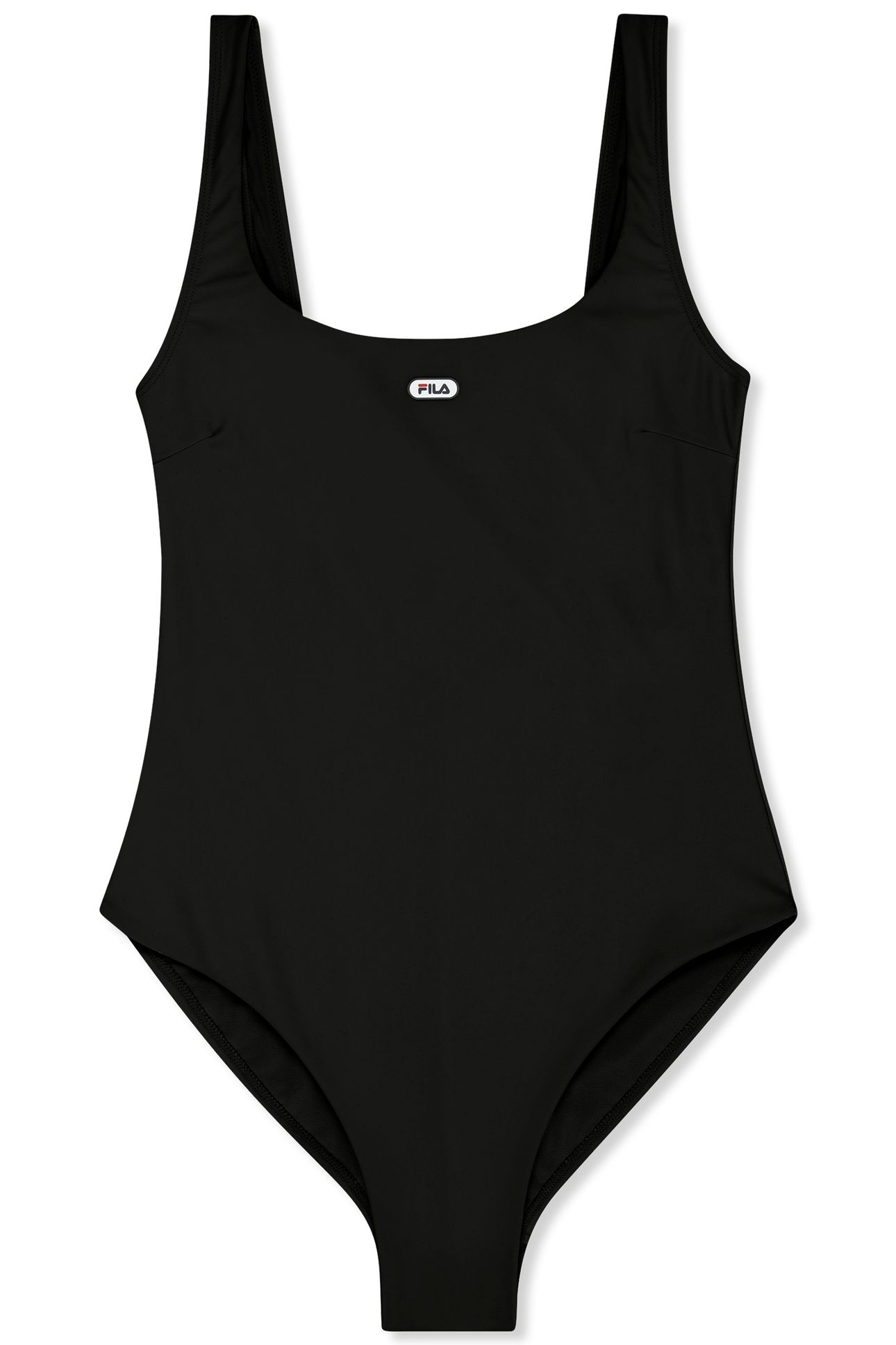 ISOLA LOGO SCOOP BACK SWIMSUIT BLACK 4