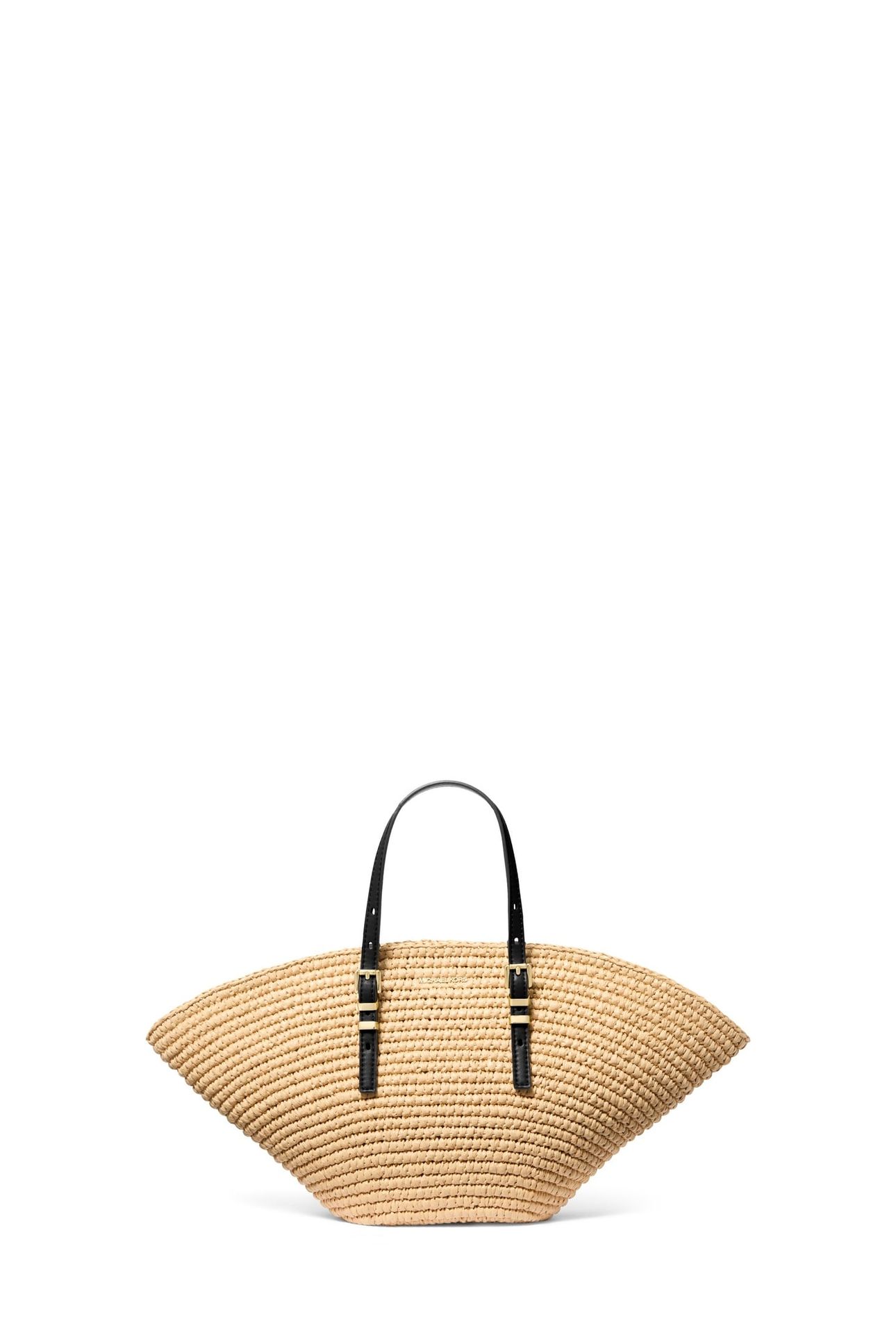 SMALL FAN TOTE NAT/BLACK 2