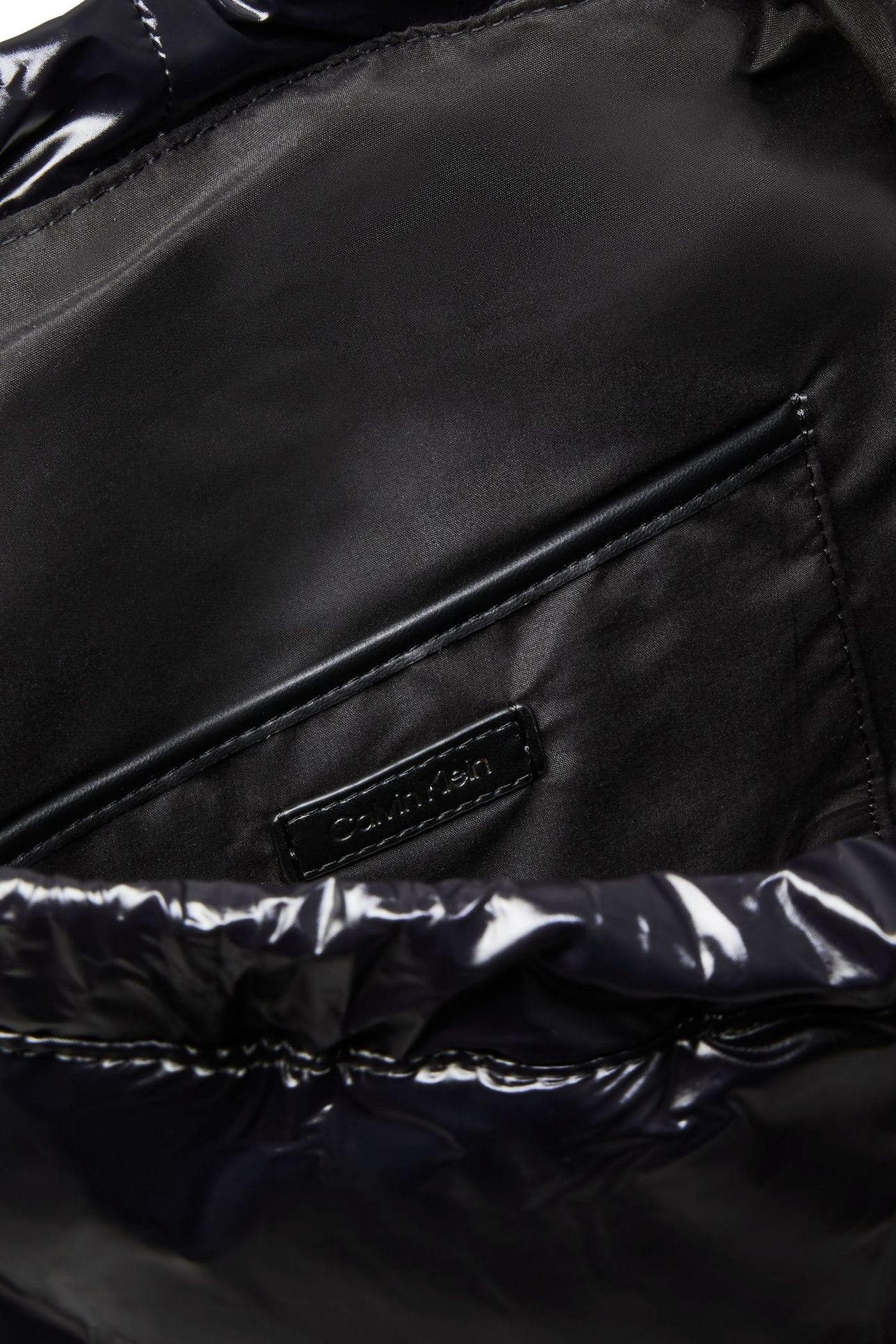 POCKET NYLON FLAP BACKPACK BLACK 4